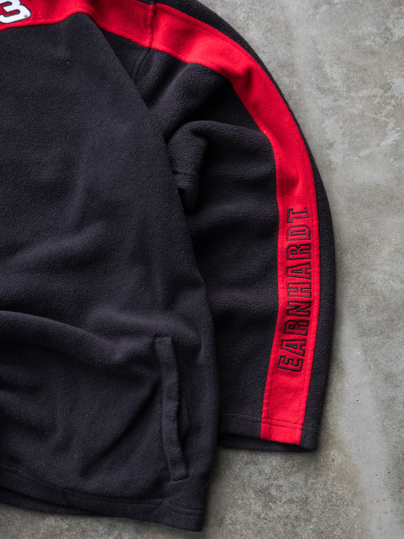 Vintage 00s Dale Earnhardt Quarter Zip Fleece Sweatshirt (2XL)