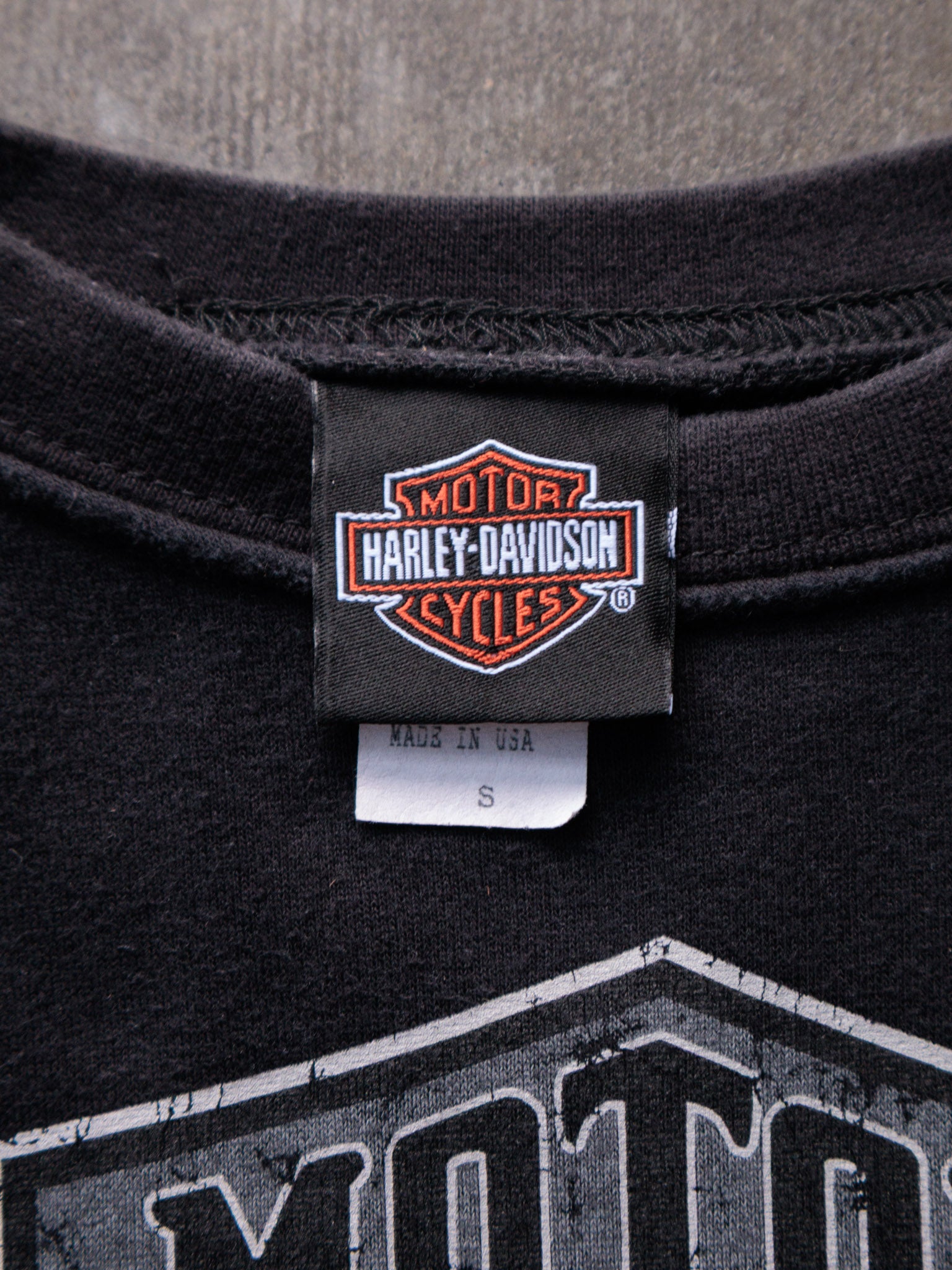 Vintage Black Harley-Davidson O'Fallon Illinois Sweatshirt (S)