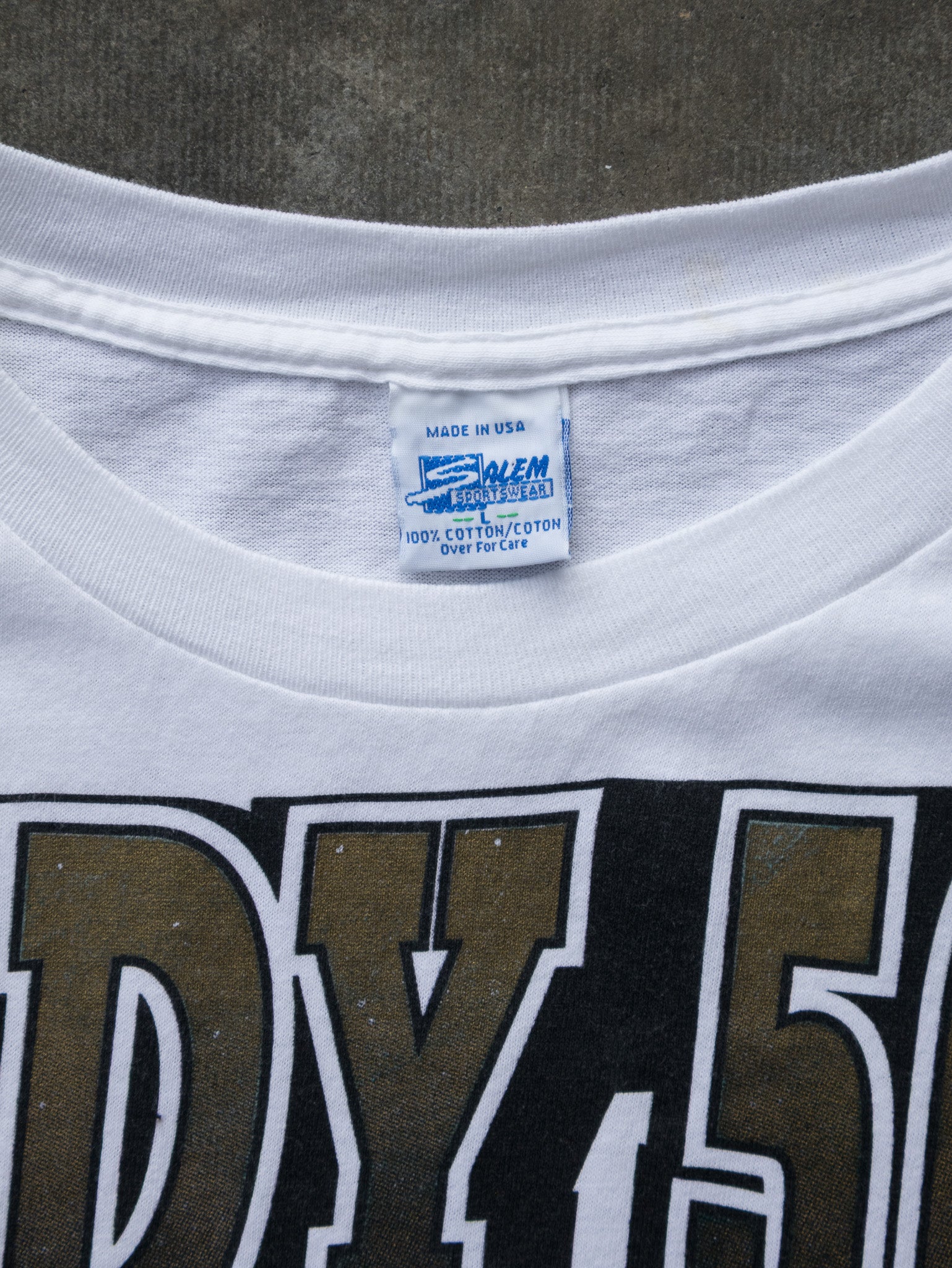 Vintage White Indy 500 Tee (L)