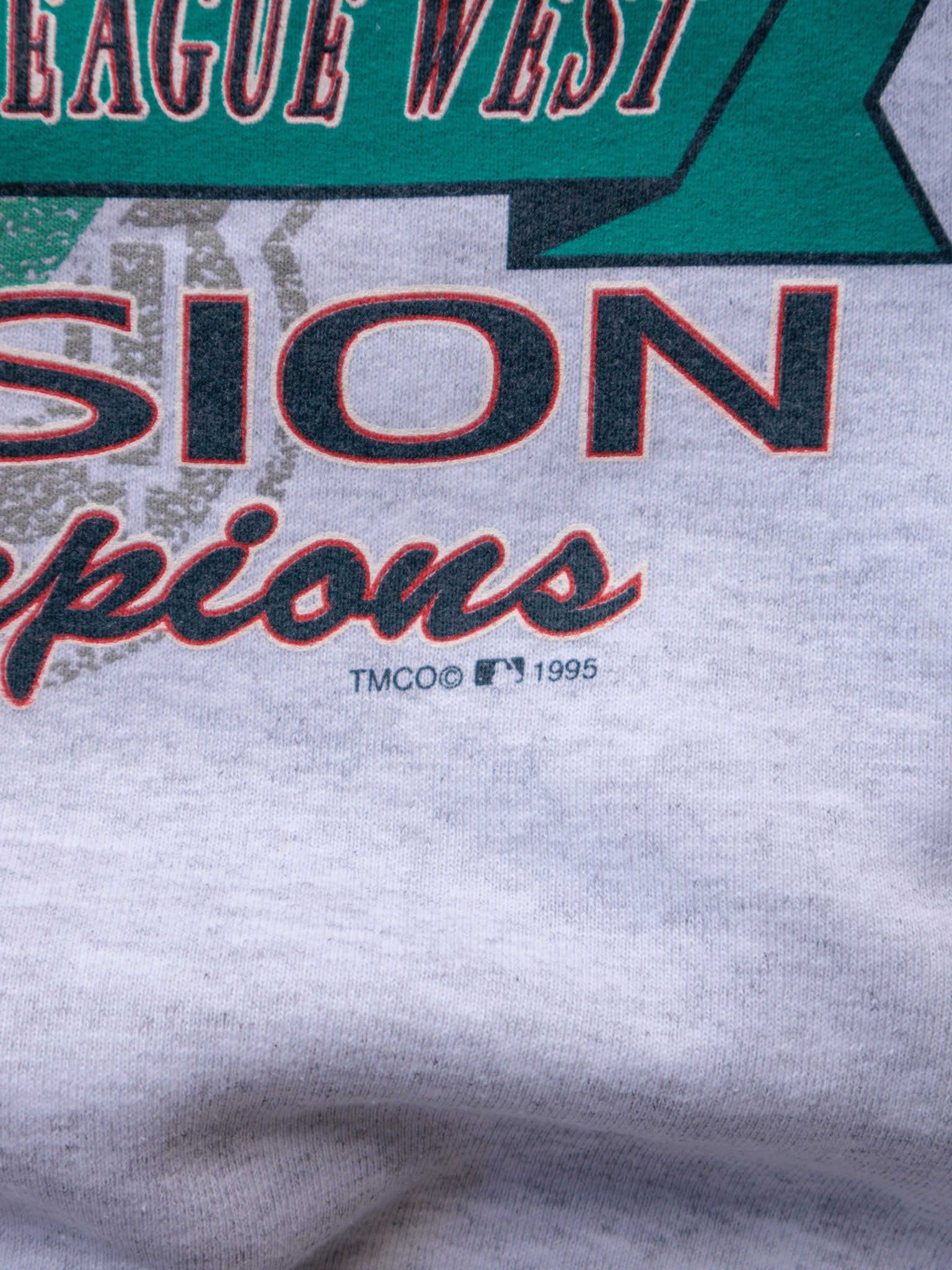 Vintage 1995 Grey Seattle Mariners Sweatshirt (L)