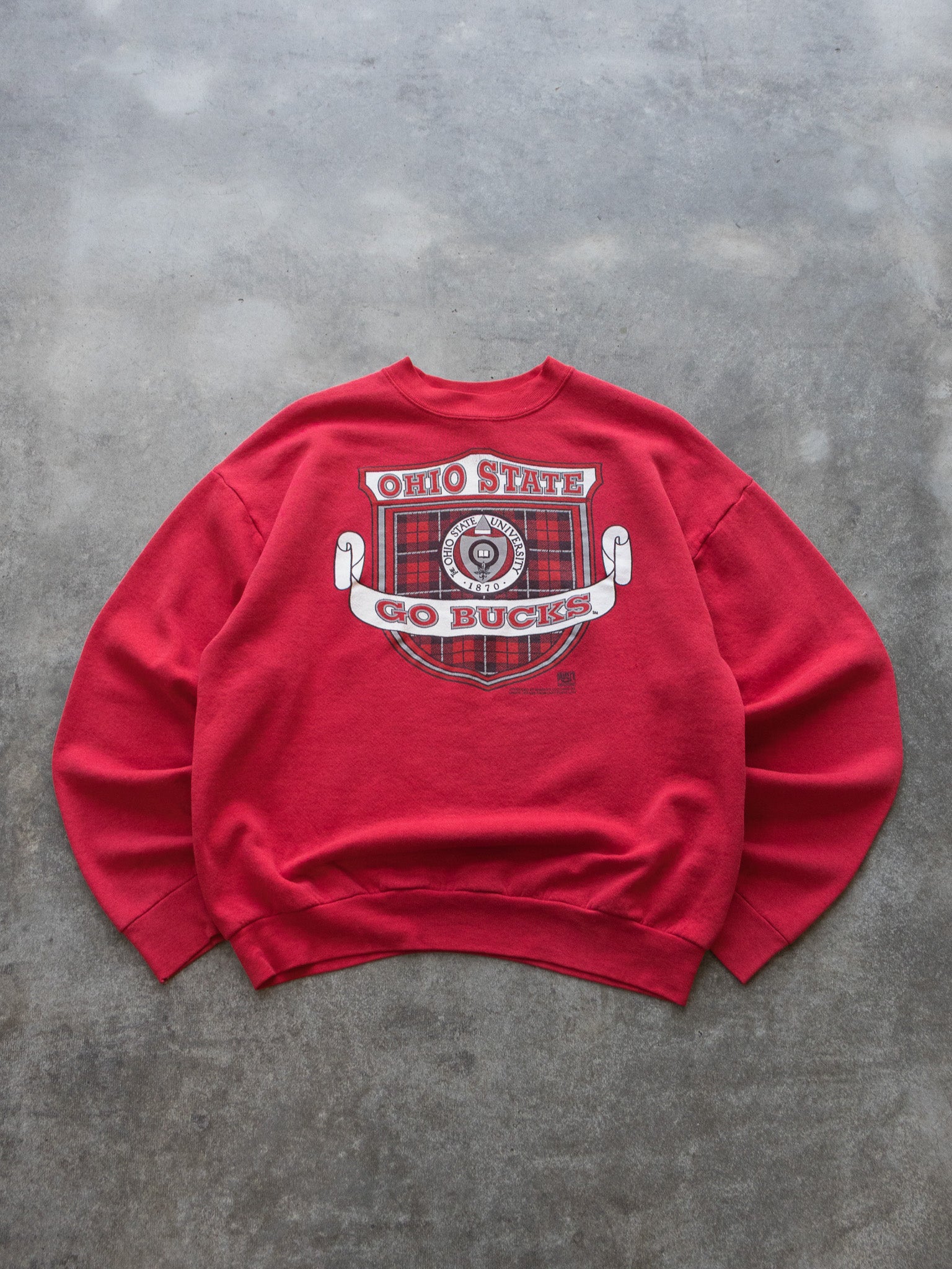 Vintage Red Ohio State Sweatshirt (XL)