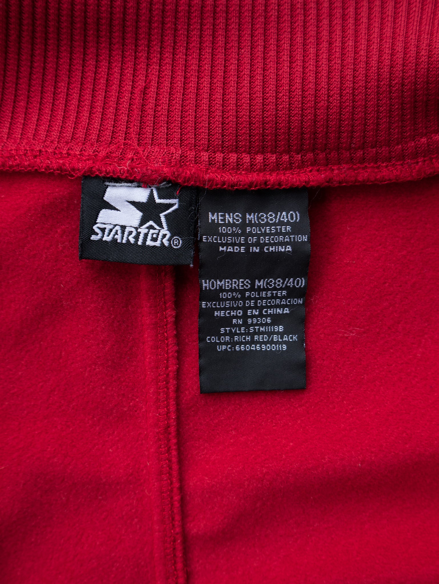 Vintage Red & Black Starter Jacket (M)