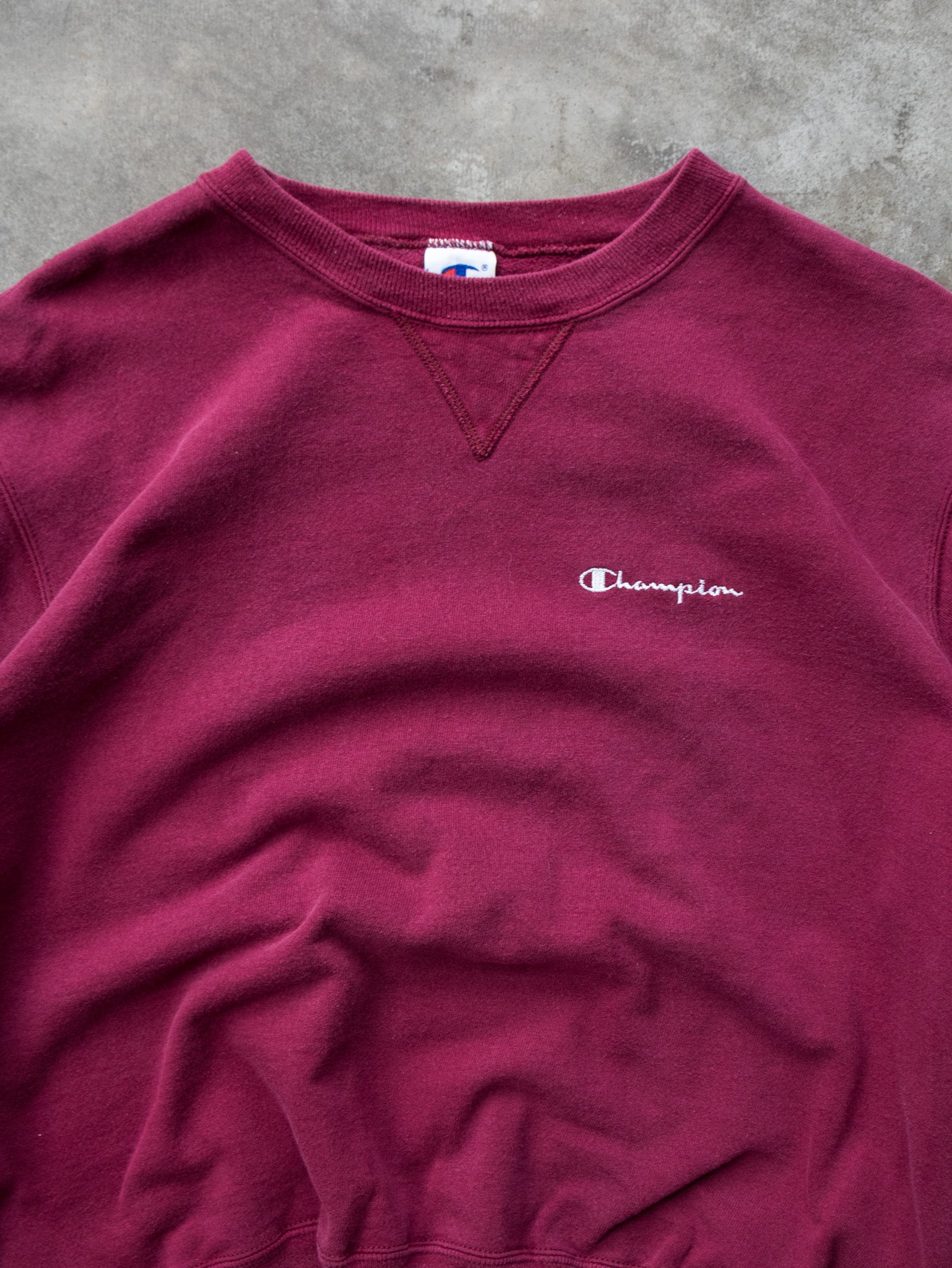 Vintage Maroon Champion Sweatshirt (XL)