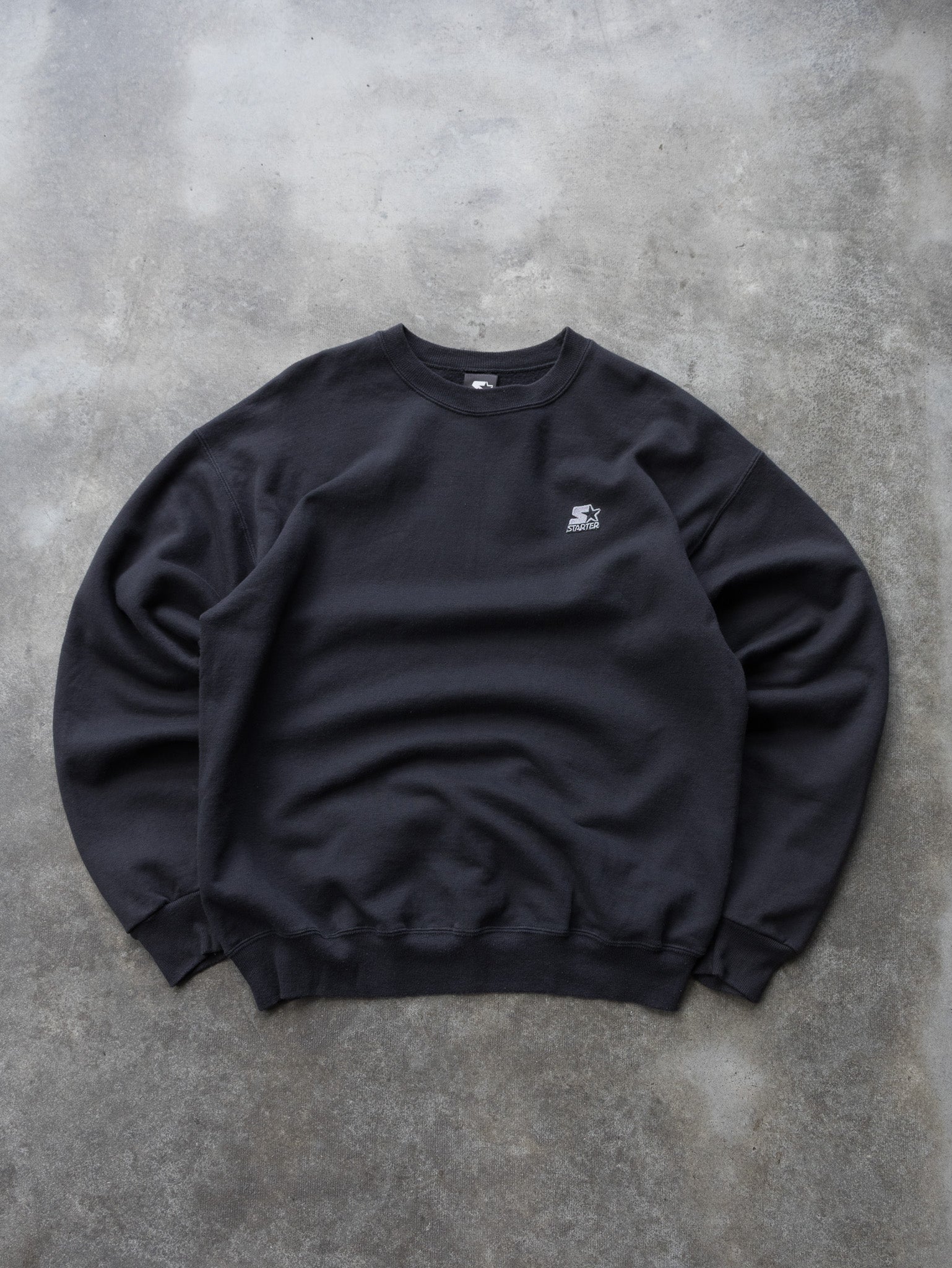 Vintage 90s Black Starter Sweatshirt (M)