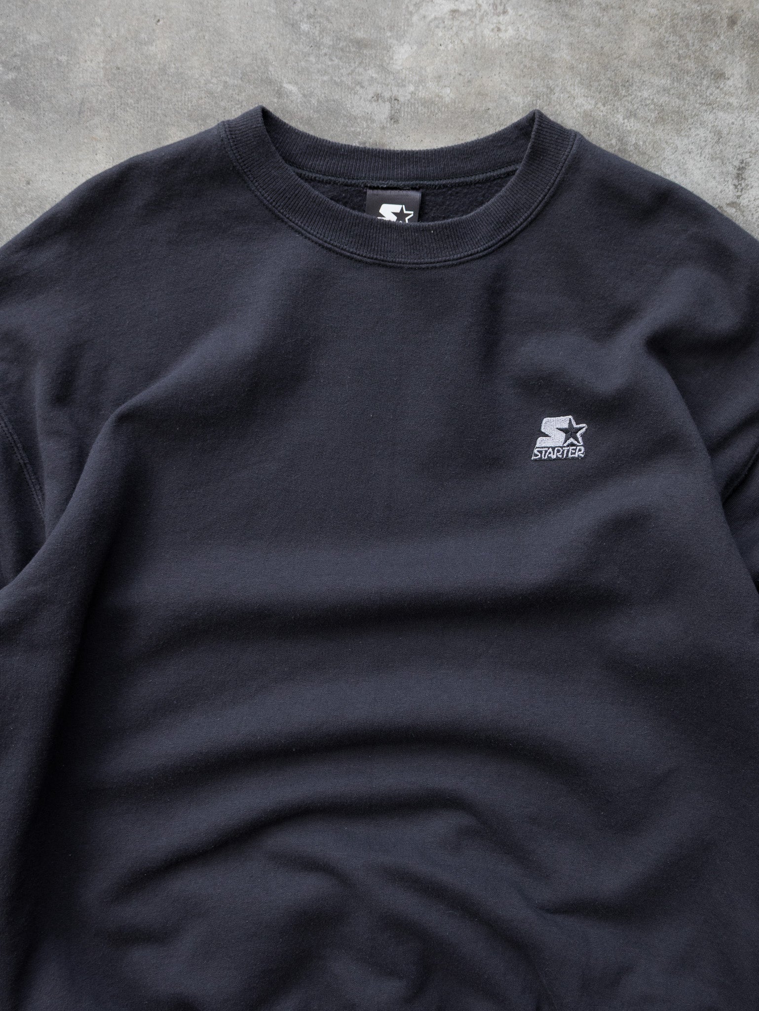 Vintage 90s Black Starter Sweatshirt (M)