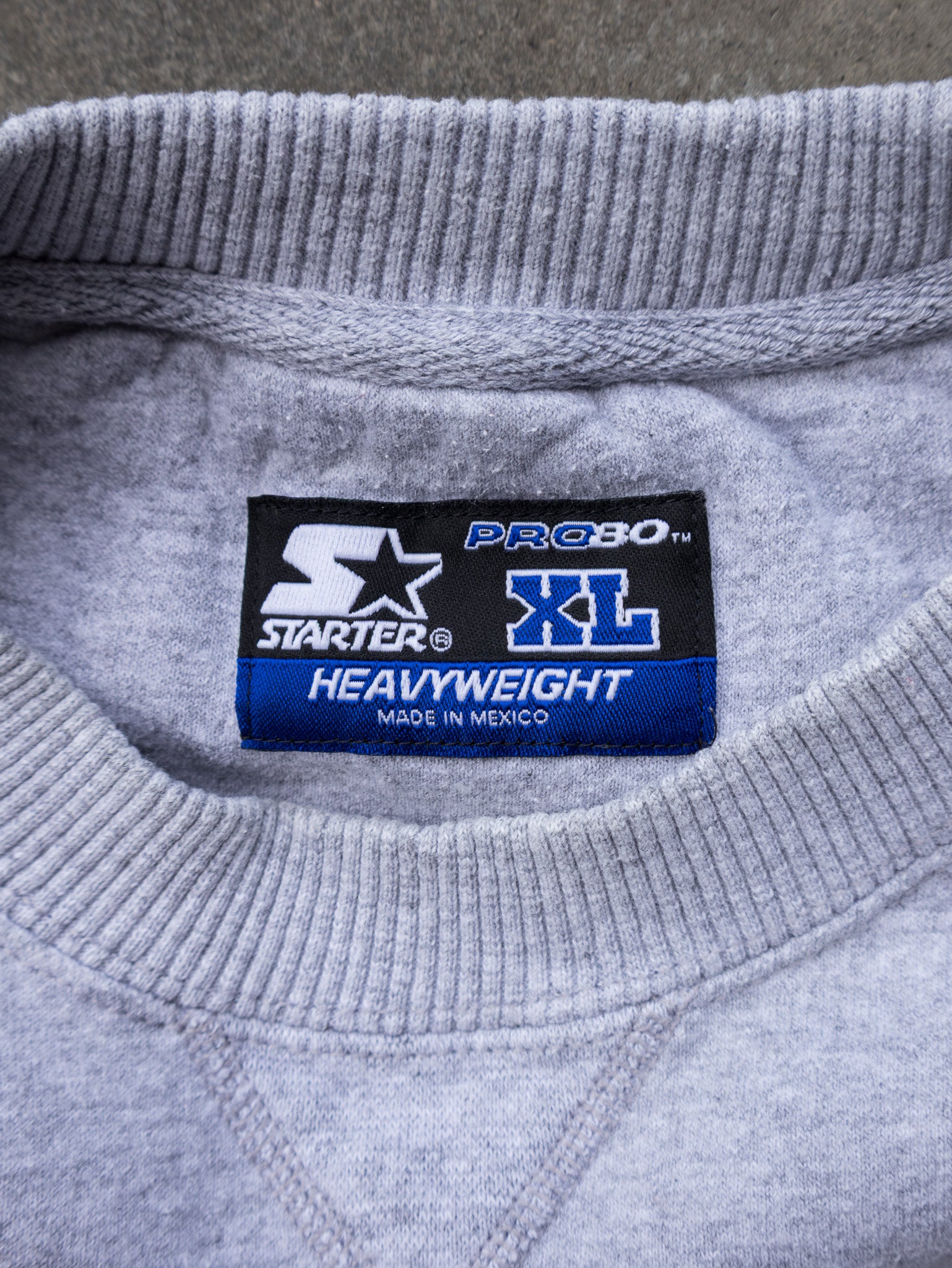 Vintage Grey Starter Sweatshirt (XL)