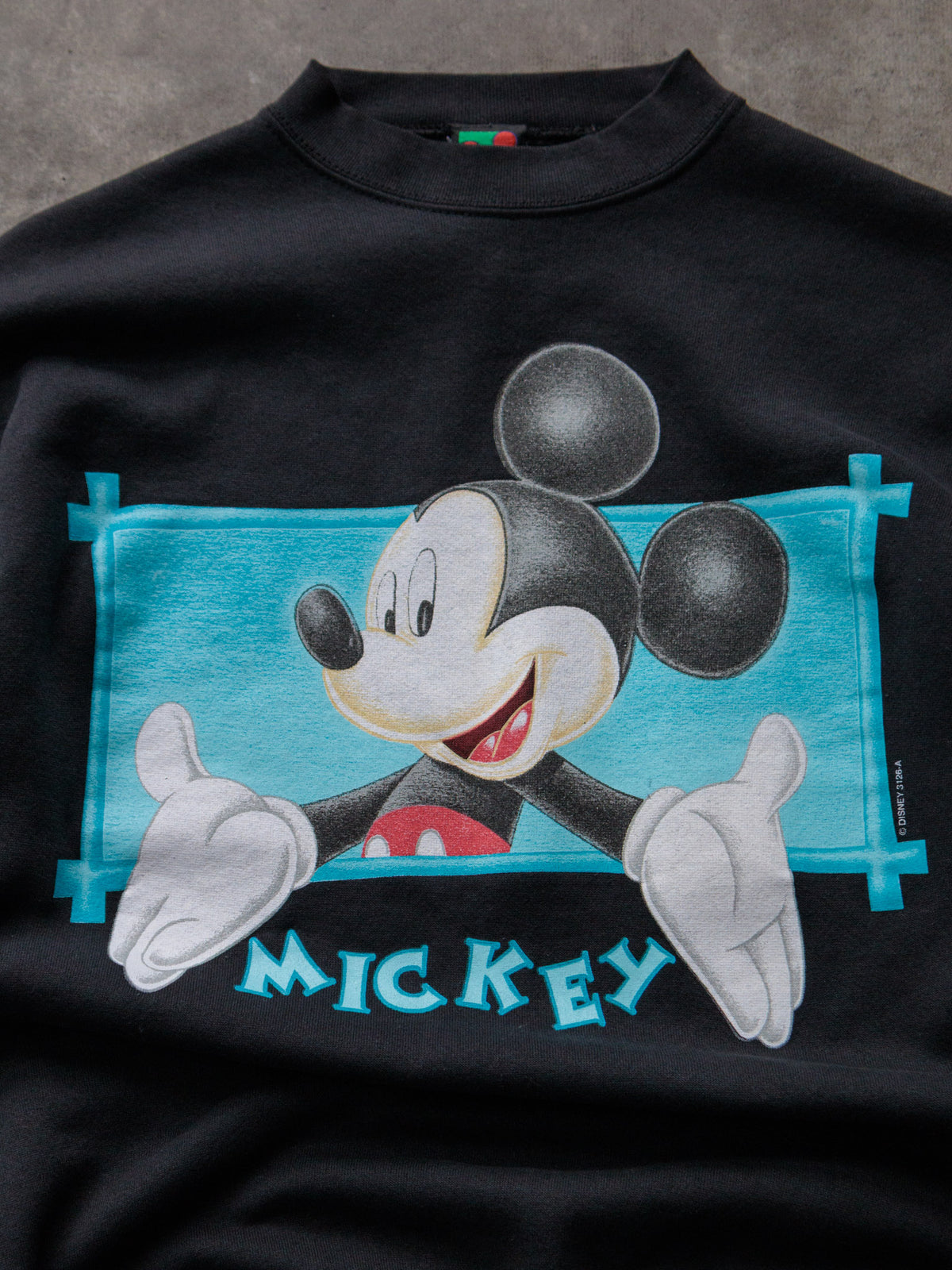 Vintage 90s Black Disney Mickey Unlimited Sweatshirt (L)