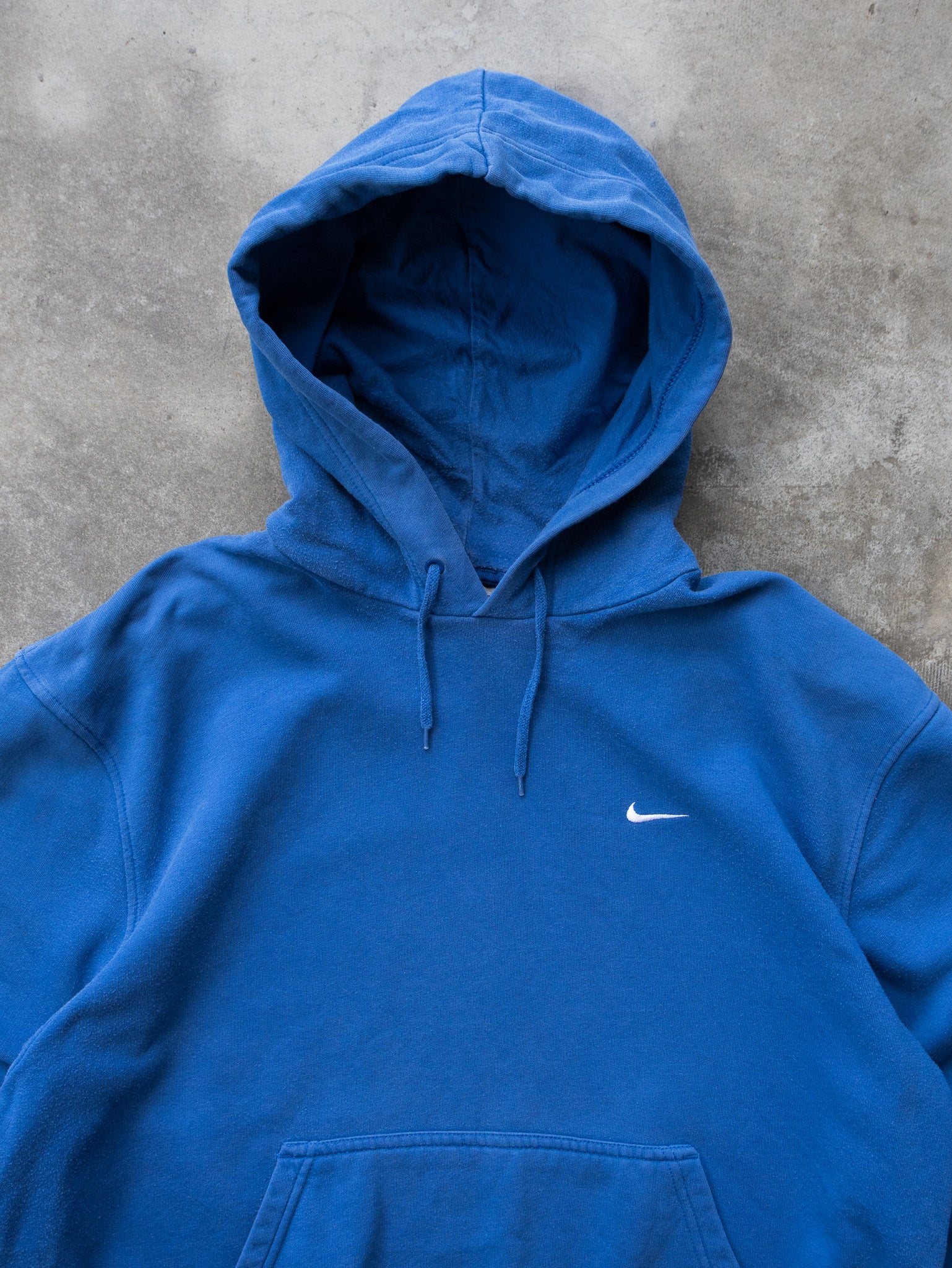 Vintage Blue Nike Hoodie (L)
