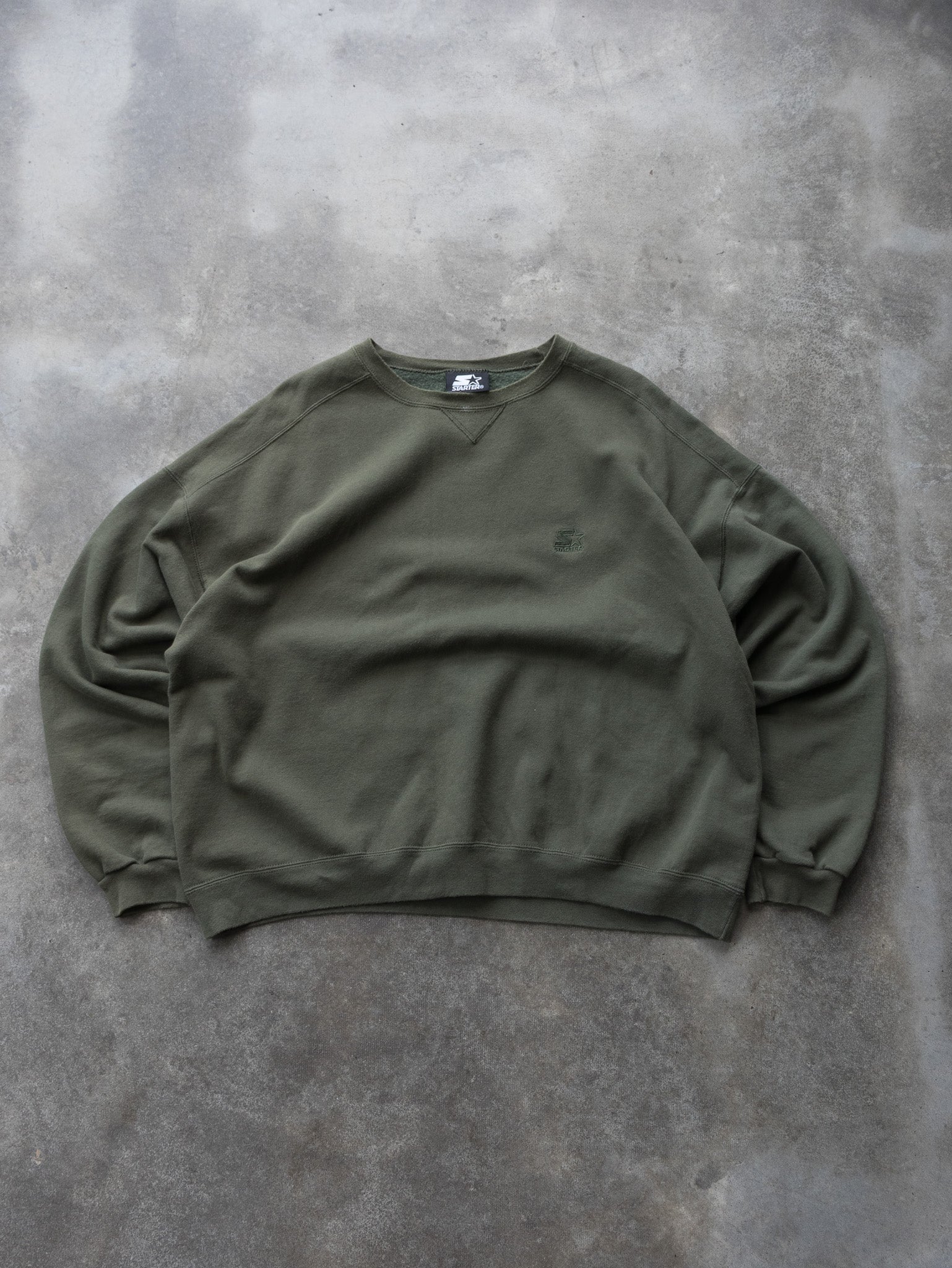 Vintage Olive Starter Sweatshirt (XL)