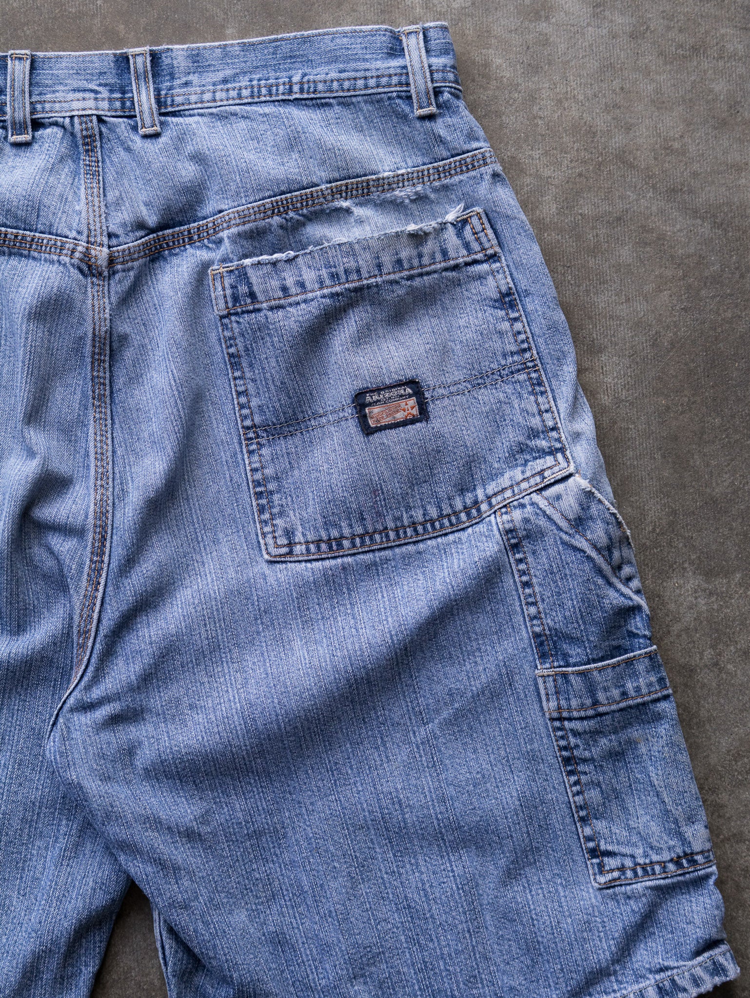 Vintage 00s Blue Arizona Carpenter Shorts (W36)
