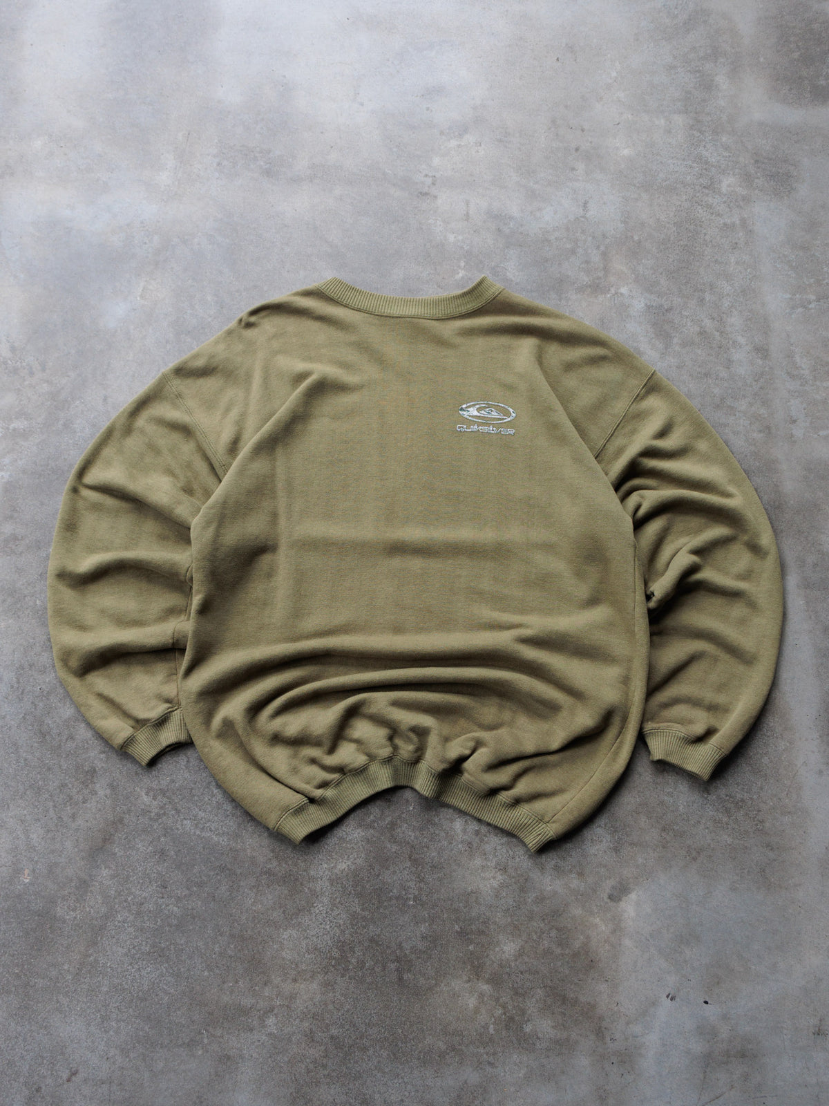 Vintage 00s Green Quiksilver Sweatshirt (L)