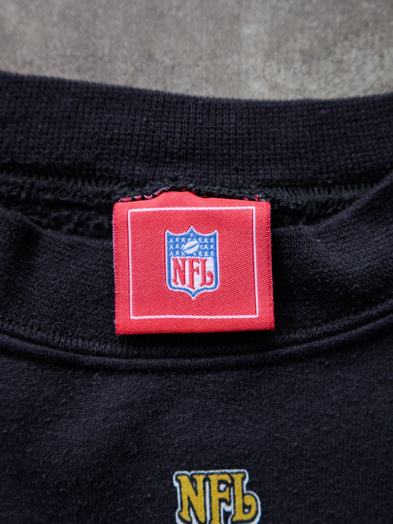 Vintage Black Pittsburgh Steelers Sweatshirt (XL)