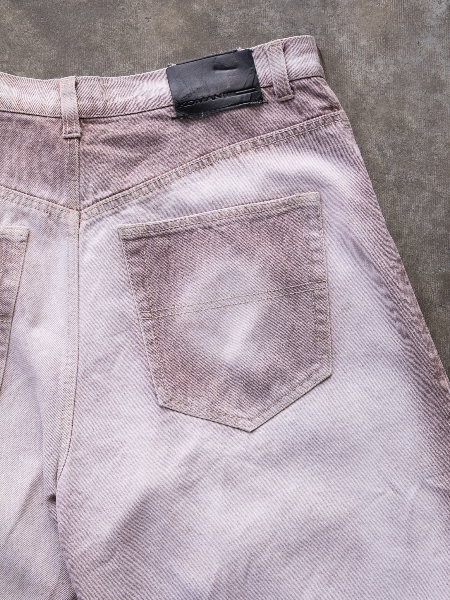 Vintage 90s Faded Koman Denim Shorts (W38)