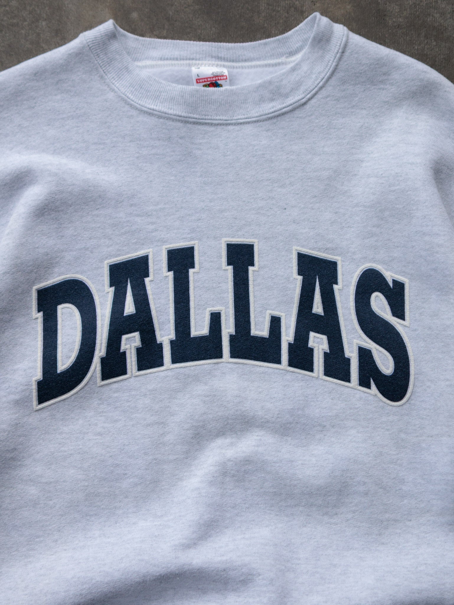 Vintage 90s Grey Dallas Sweatshirt (L)