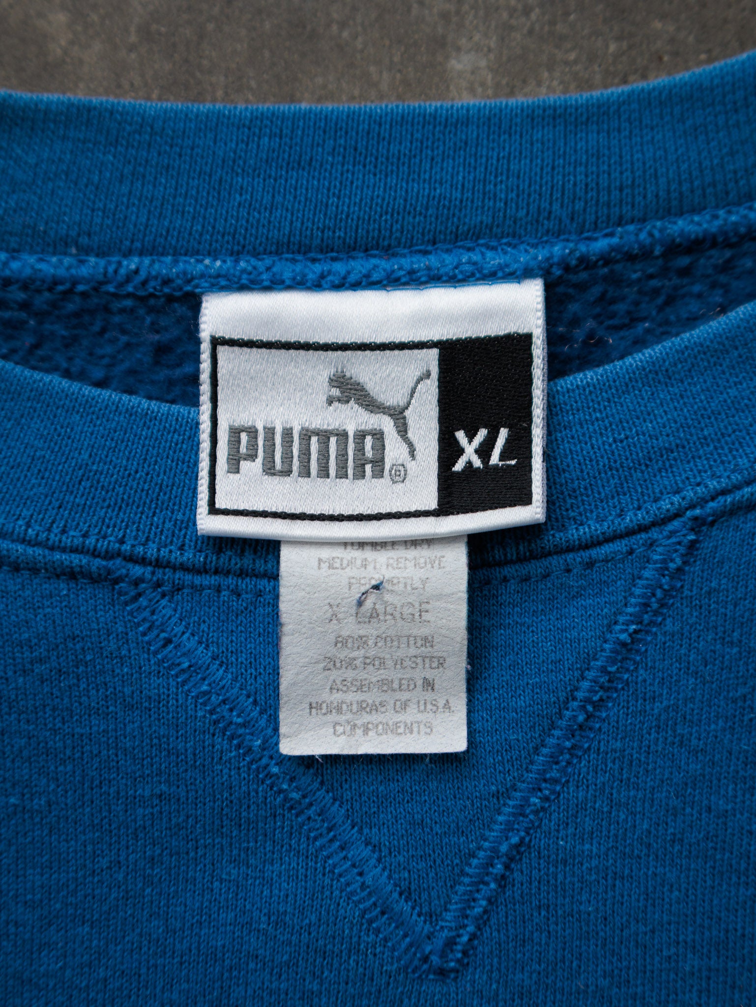 Vintage 90s Blue Puma Chicago Cubs Sweatshirt (XL)