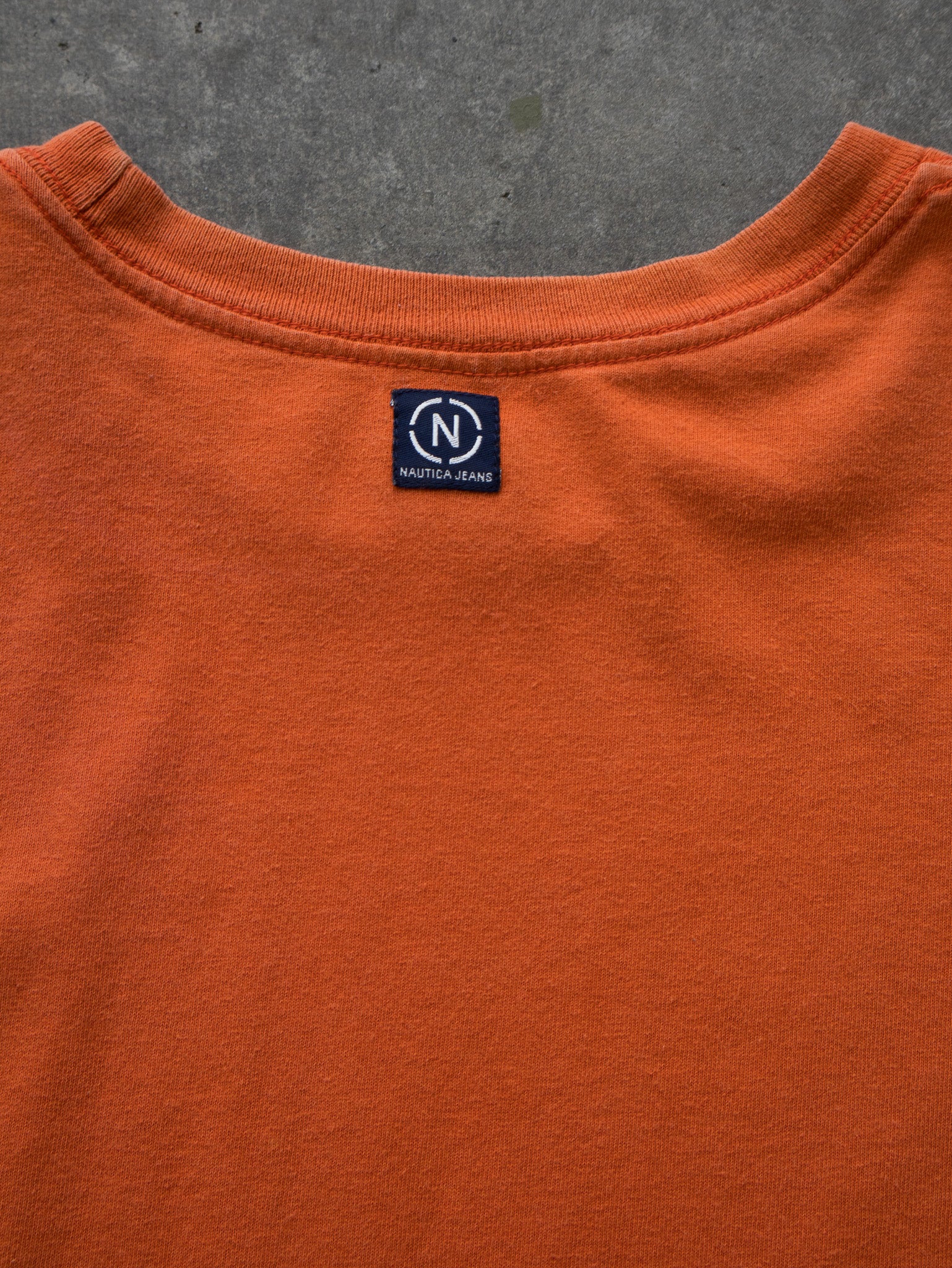 Vintage Orange Nautica Jeans Company Tee (M)