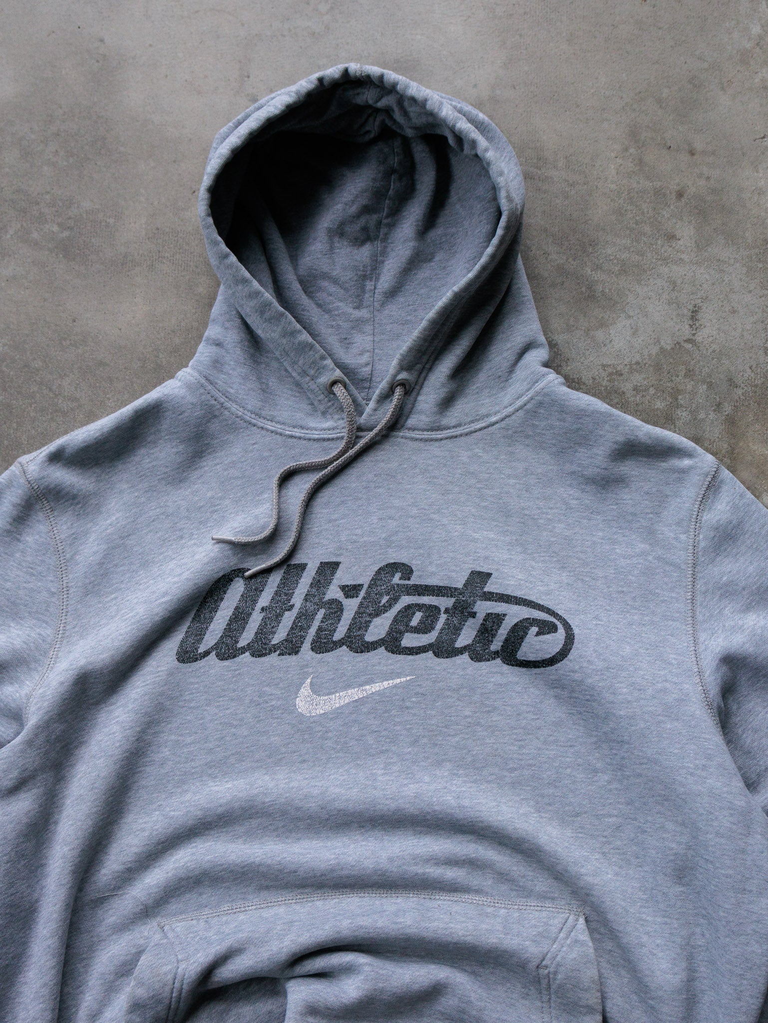 Vintage 00s Grey Nike Athletic Hoodie (L)