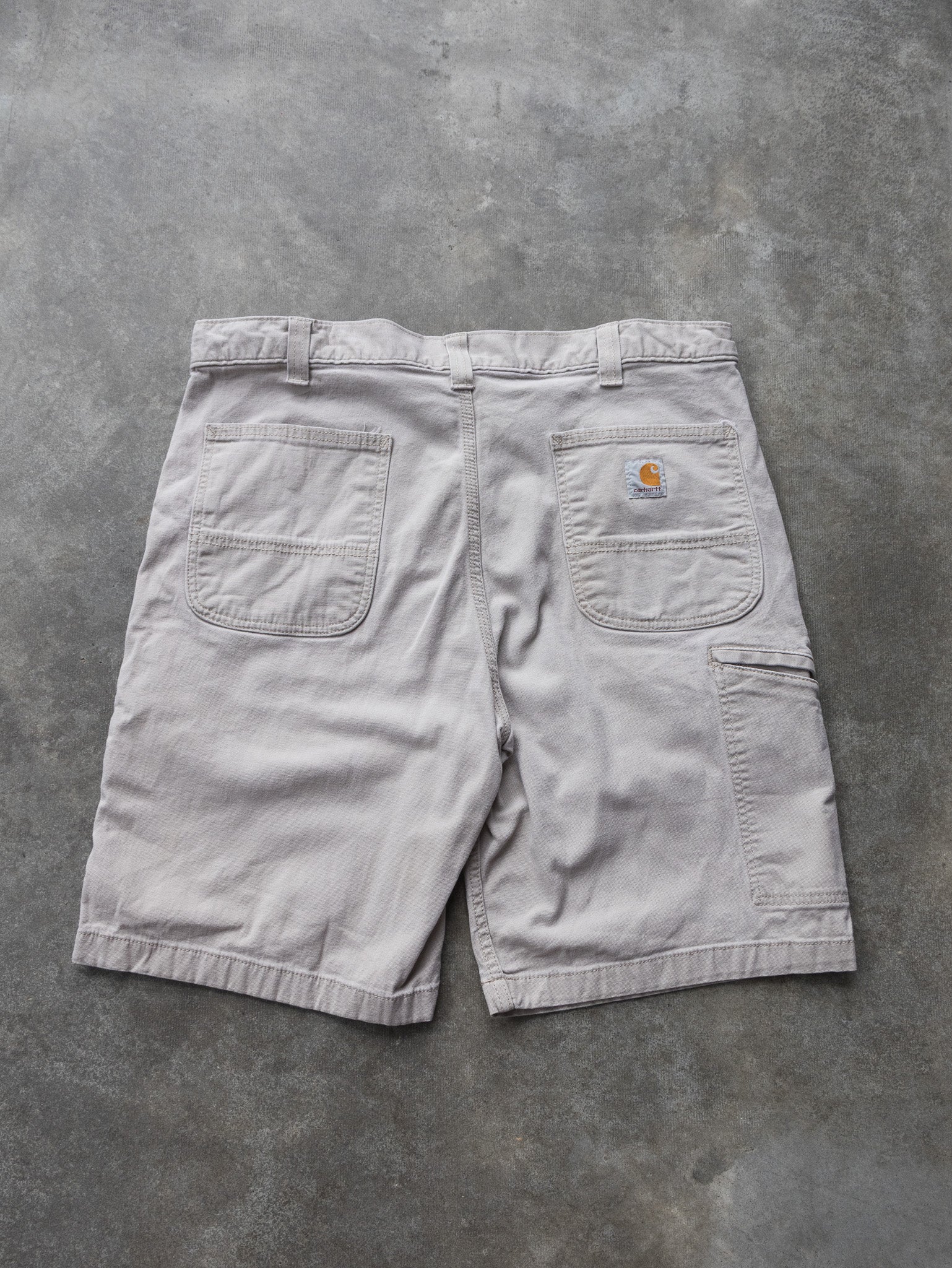 Vintage Light Grey Carhartt Shorts (W36)