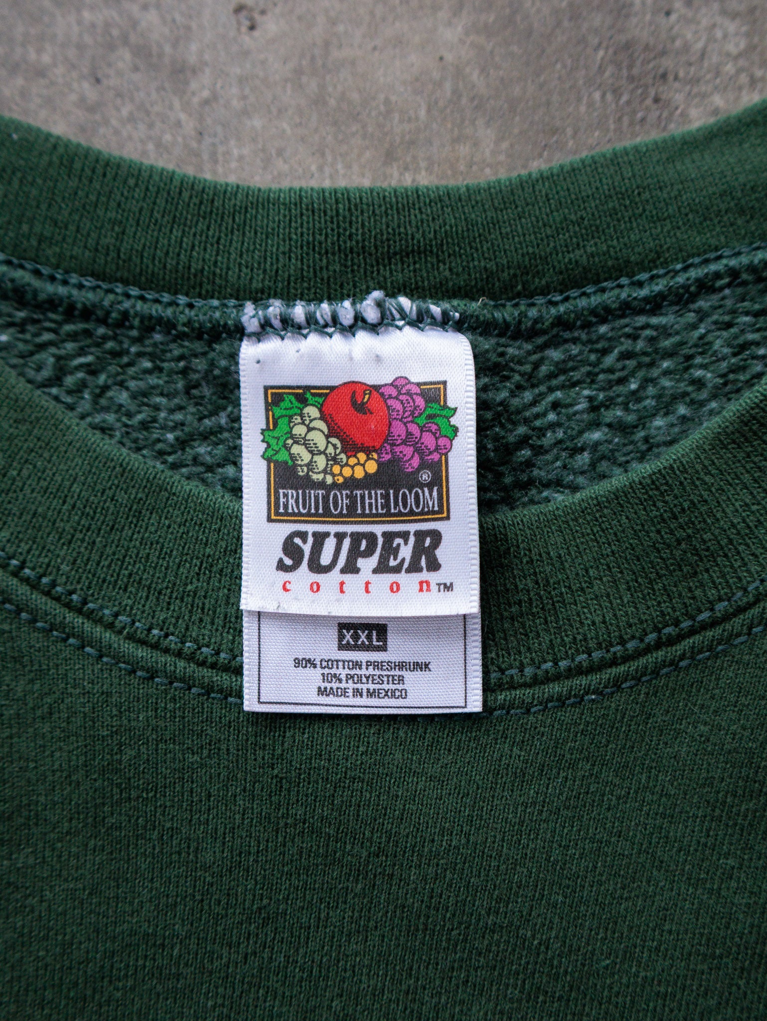 Vintage 90s Fruit of the Loom Michigan State Sweatshirt (2XL)