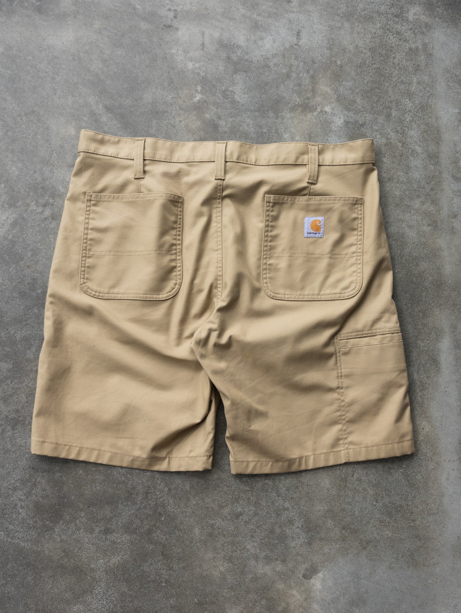 Vintage Khaki Carhartt Work Shorts (W38)