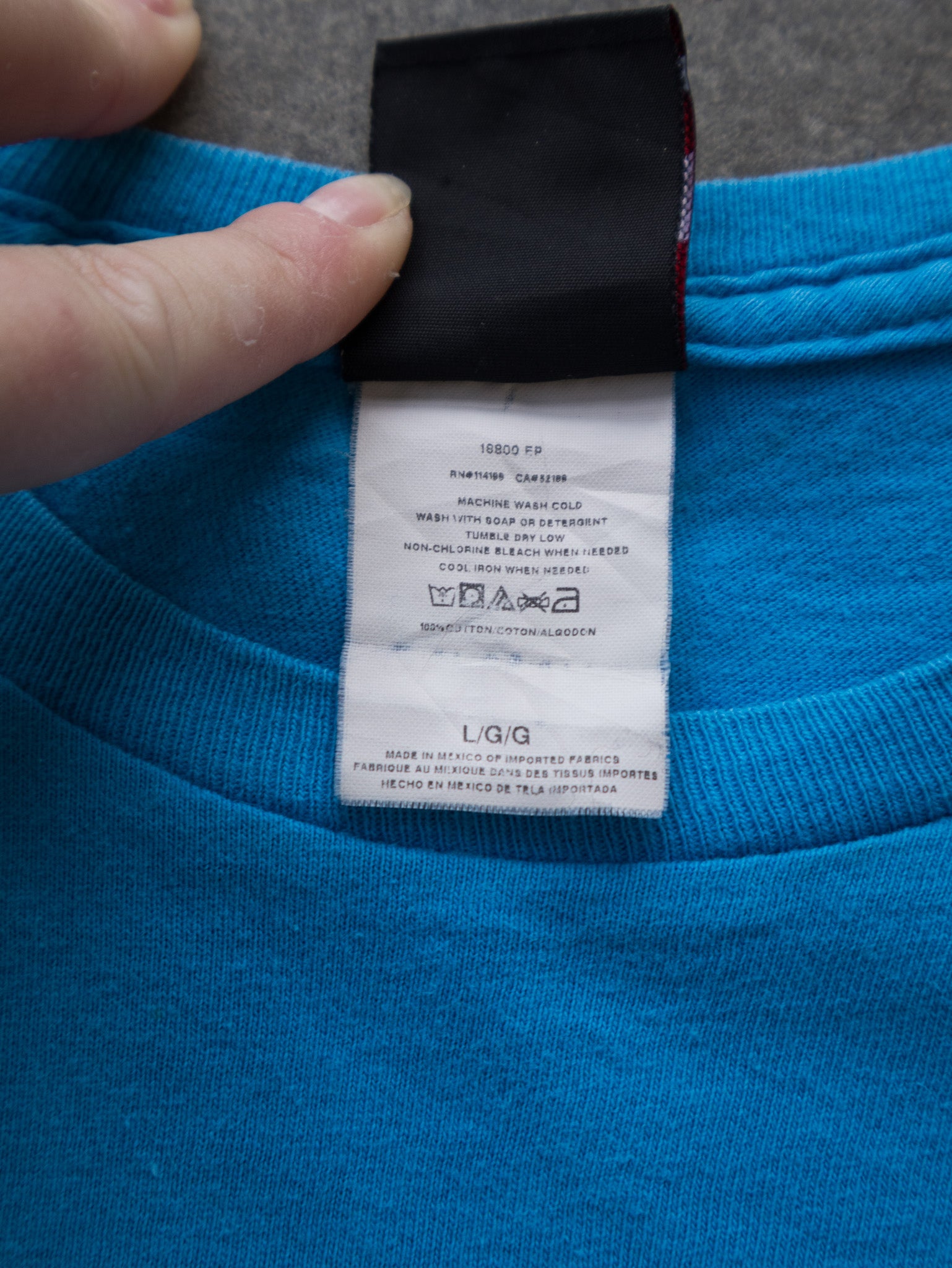 Vintage Blue Quiksilver Tee (L)