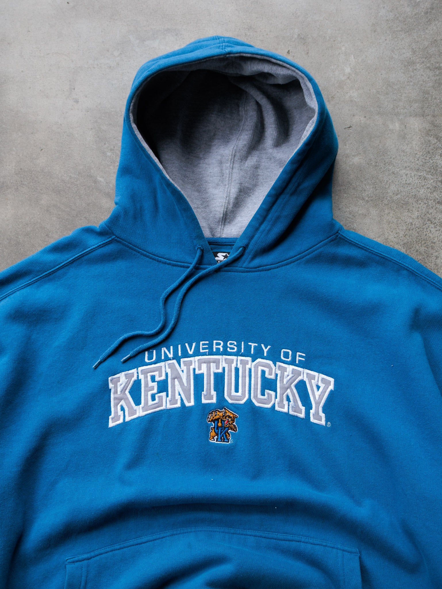 Vintage 00s Blue Starter University of Kentucky Hoodie (2XL)