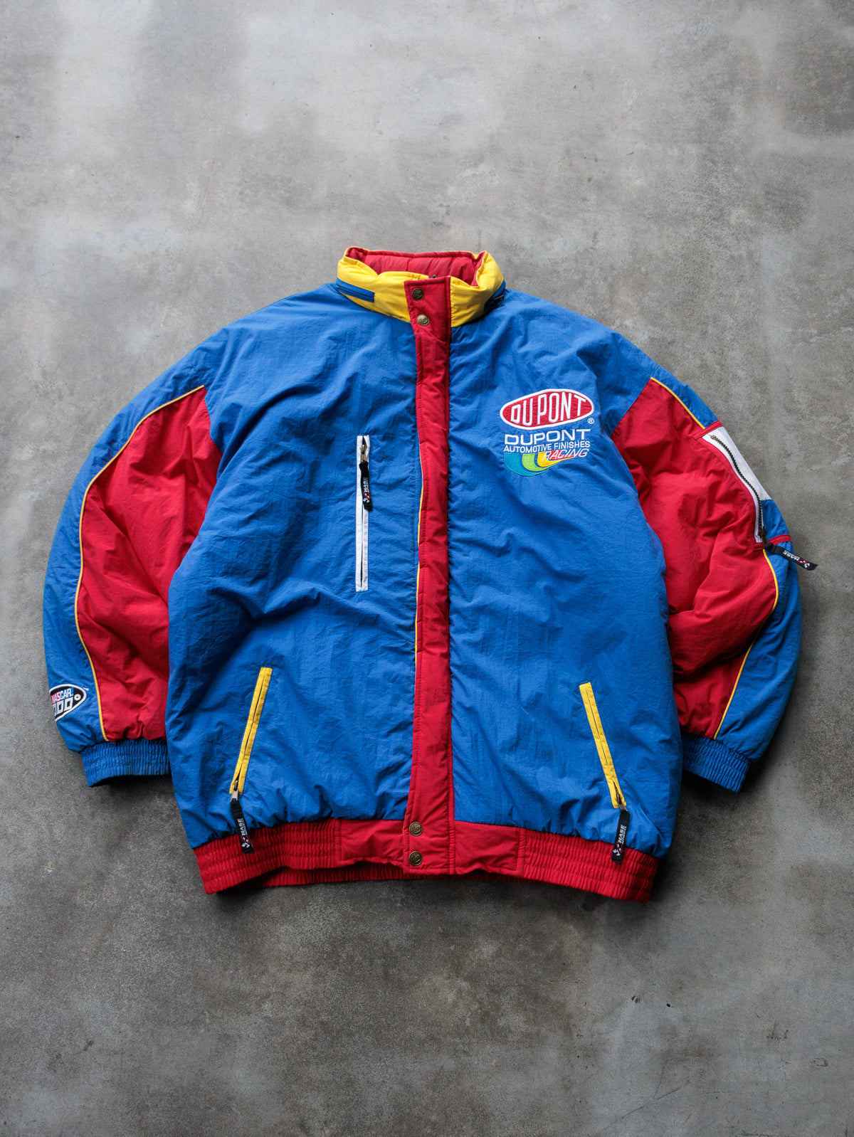 Vintage 00s Chase Authentics DuPont Jeff Gordon NASCAR Racing Jacket (