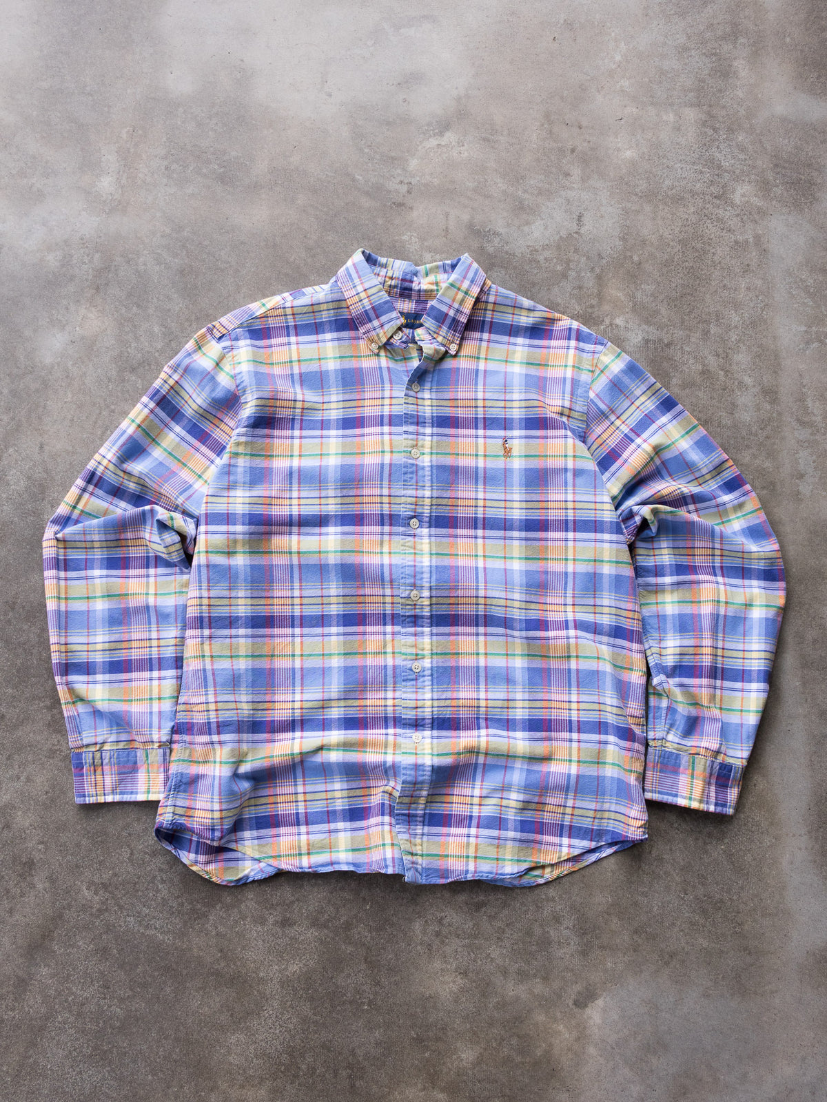 Vintage 00s Multicolor Ralph Lauren Plaid Shirt (L)