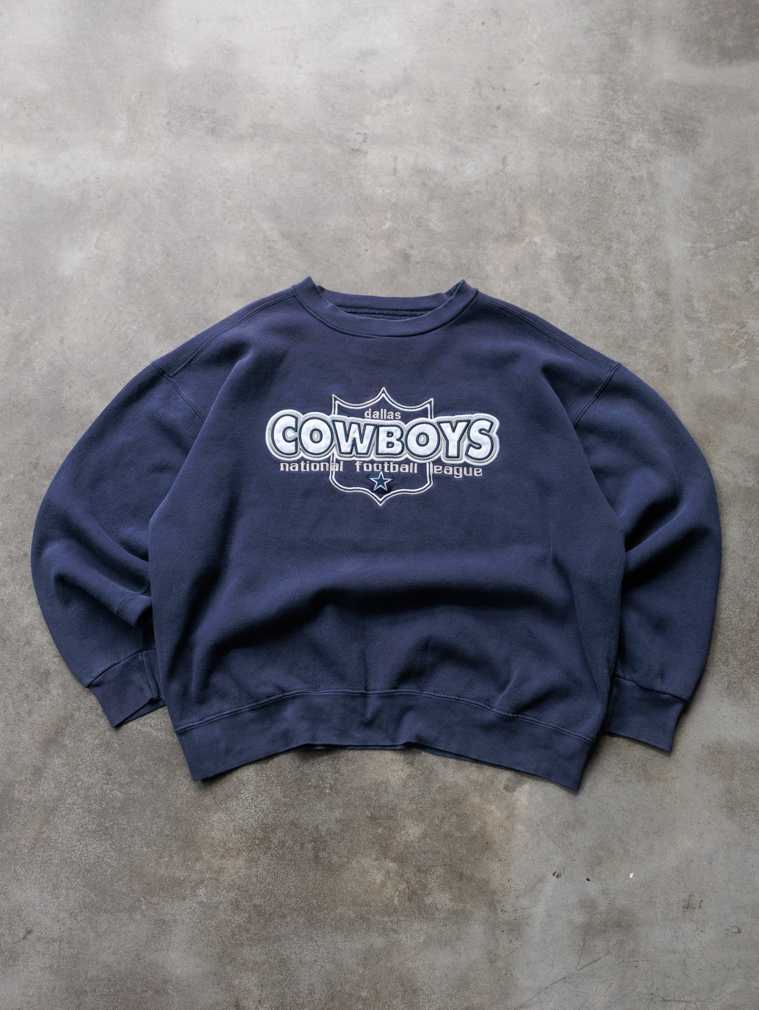Vintage 00s Navy Dallas Cowboys Sweatshirt (XL)