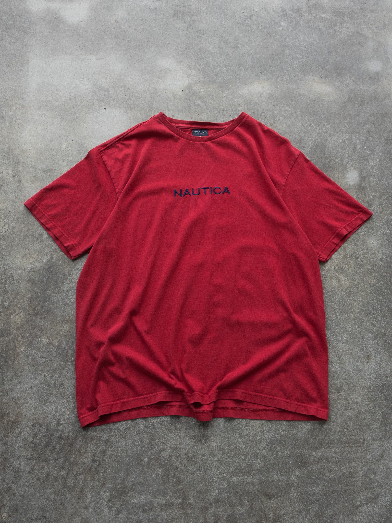 Vintage Red Nautica Tee (XL)