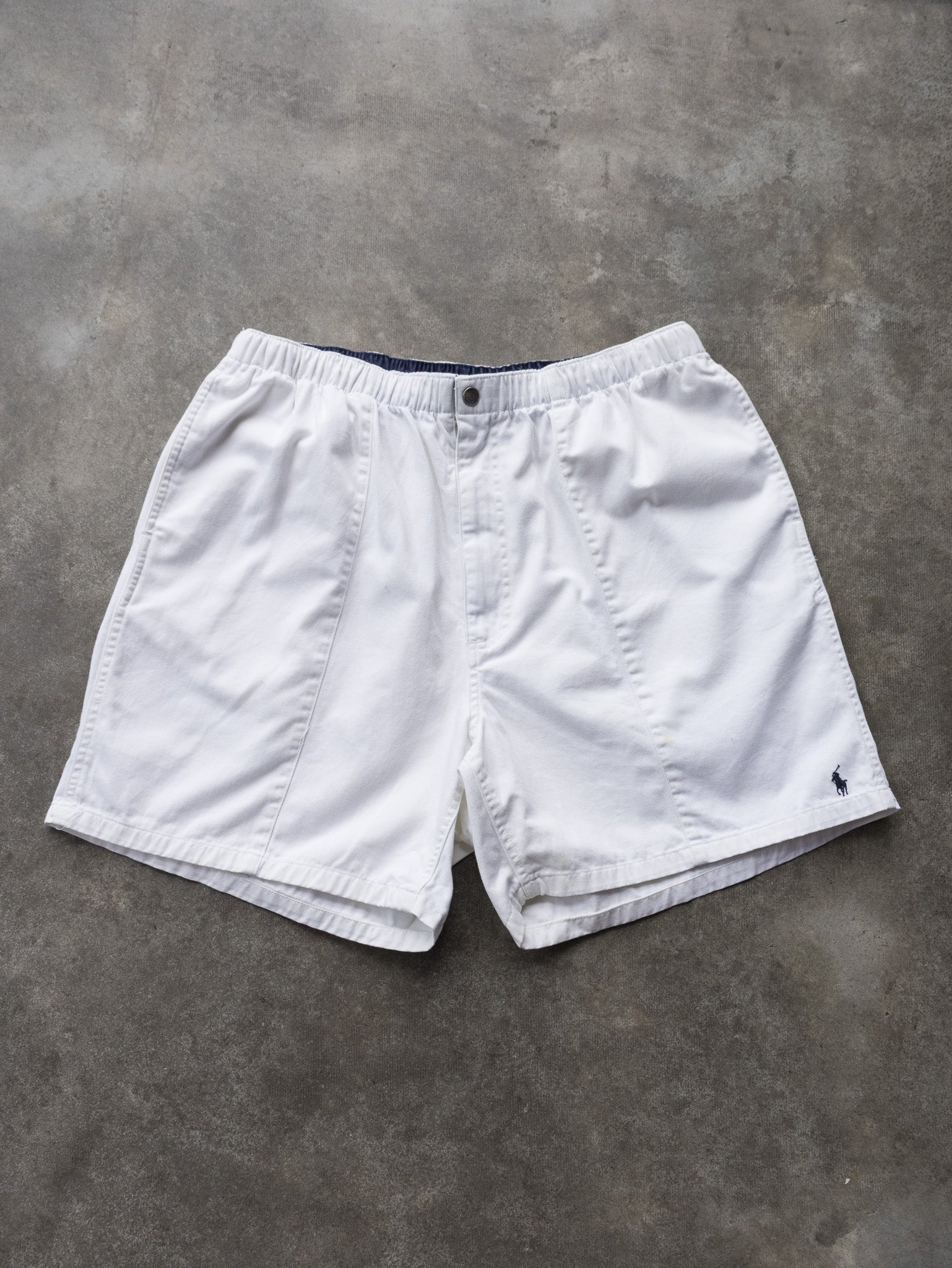 Vintage White Polo Ralph Lauren Shorts (XL)