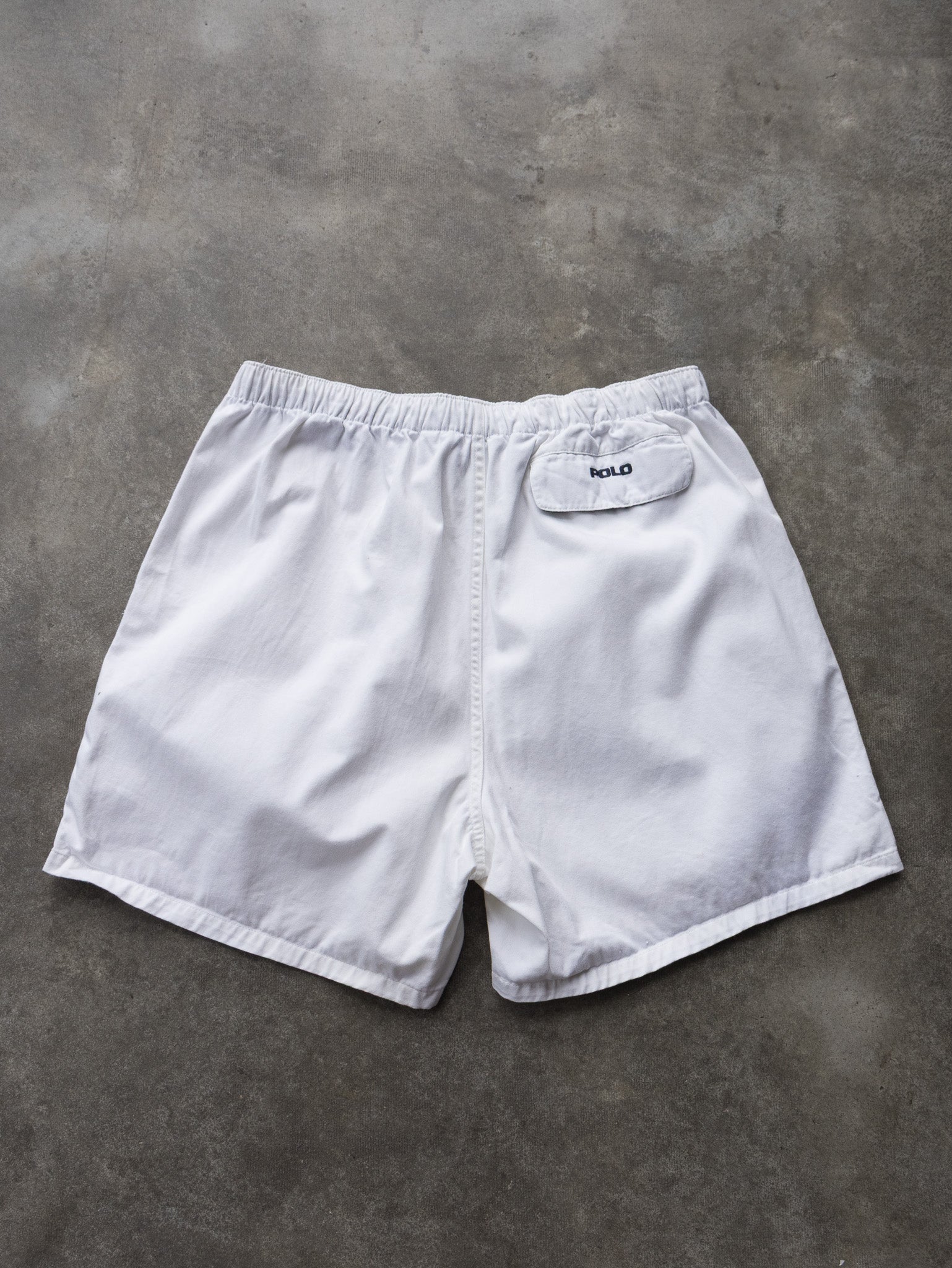 Vintage White Polo Ralph Lauren Shorts (XL)