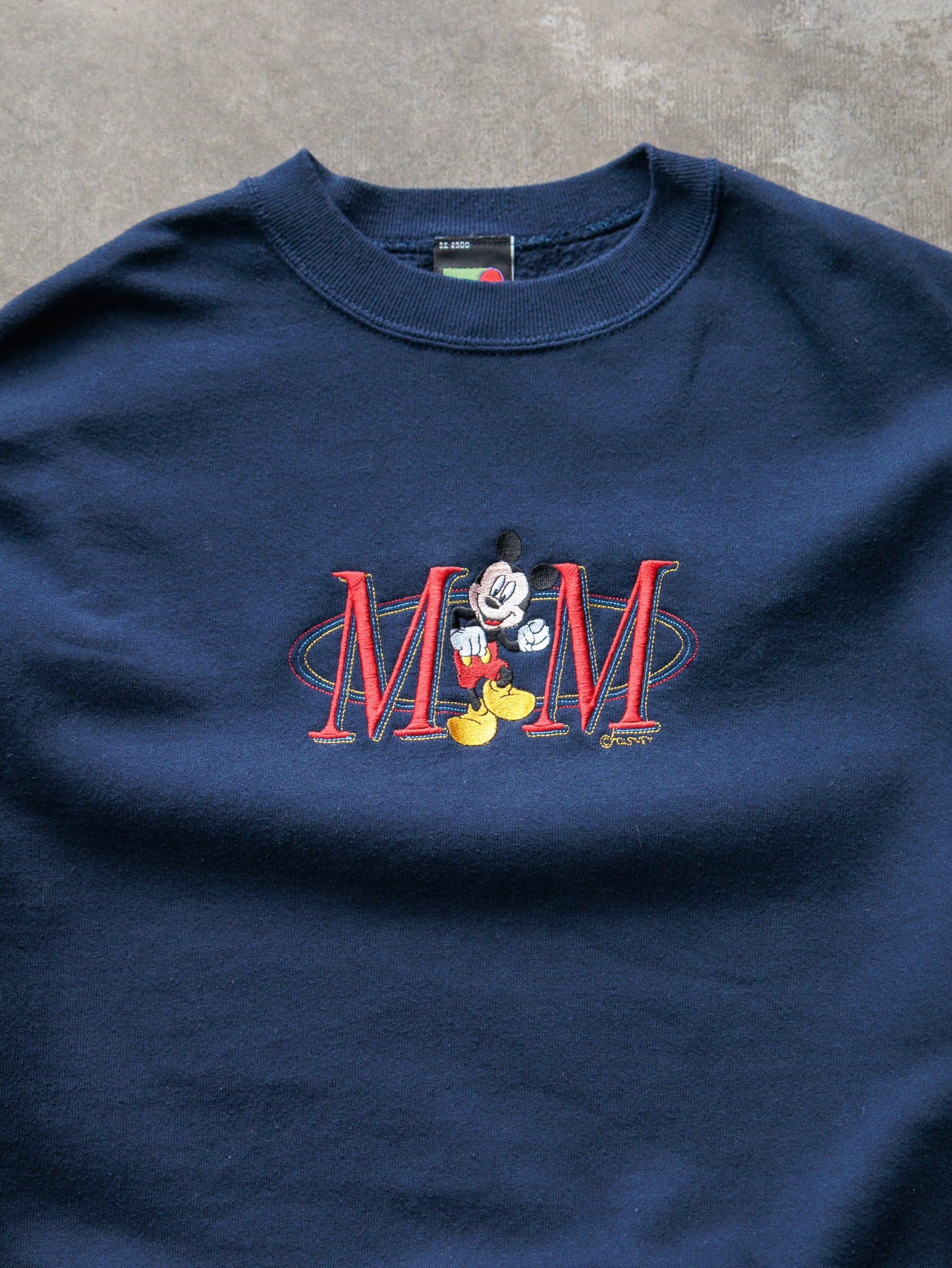 Vintage 90s Navy Mickey Mouse Sweatshirt (L)