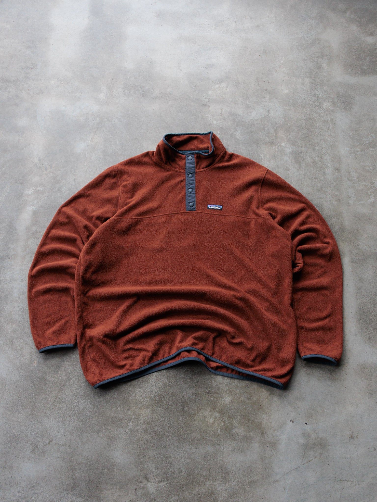 Orange Patagonia Fleece Quarter Zip (2XL)