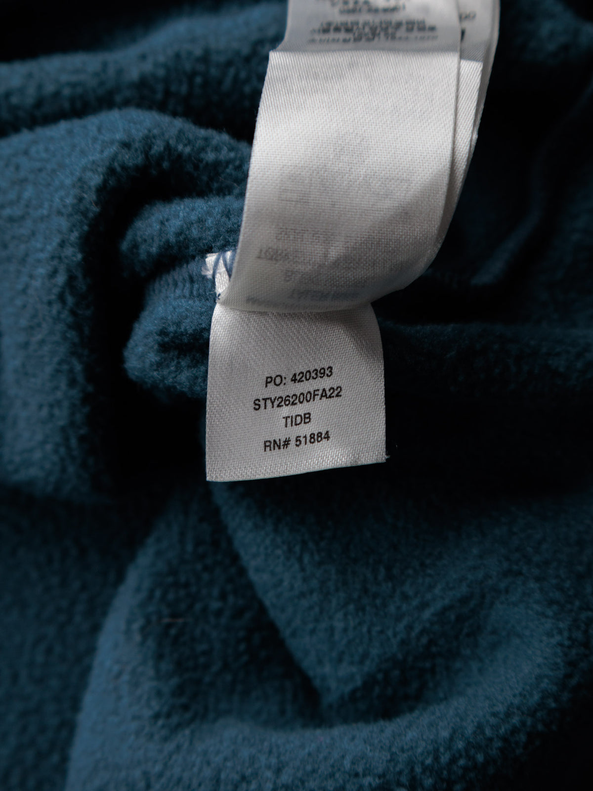 Blue Patagonia Fleece Quarter Zip (XL)