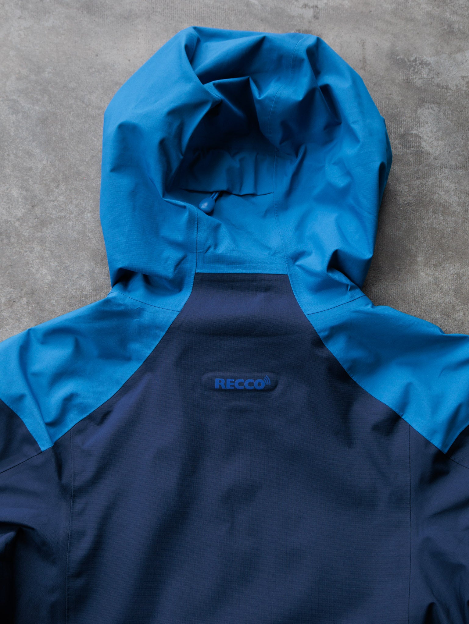 Vintage Navy Patagonia Colourblock Jacket (Women's M)