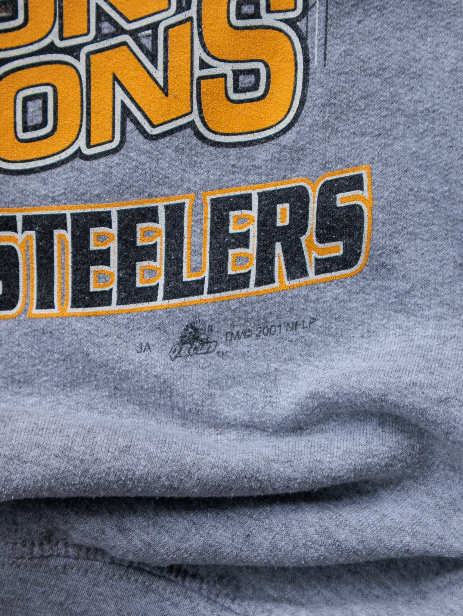 Vintage 2001 Grey Pittsburgh Steelers Kordell Stewart Sweatshirt (XL)
