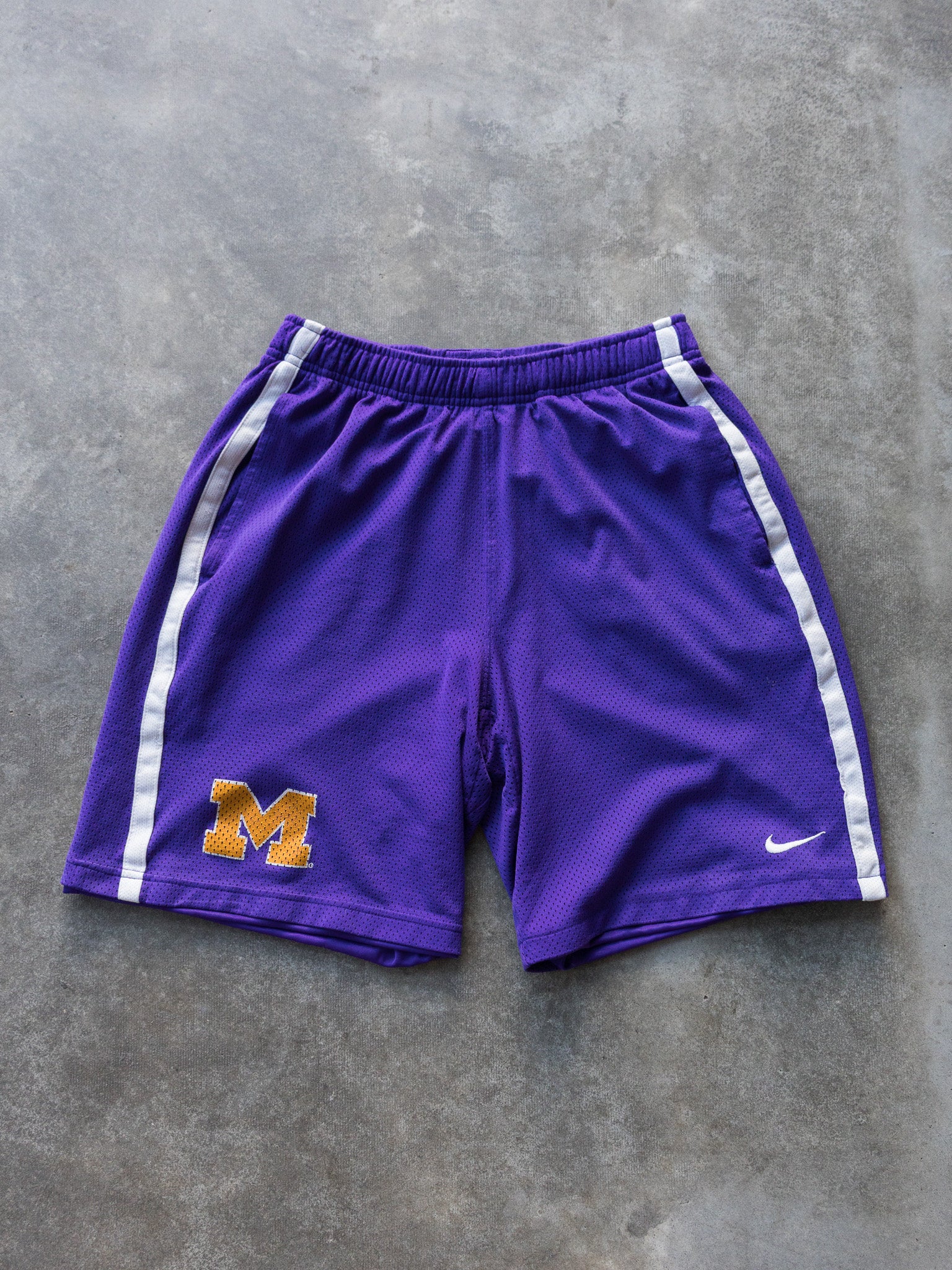 Vintage Purple Nike Michigan Shorts (M)