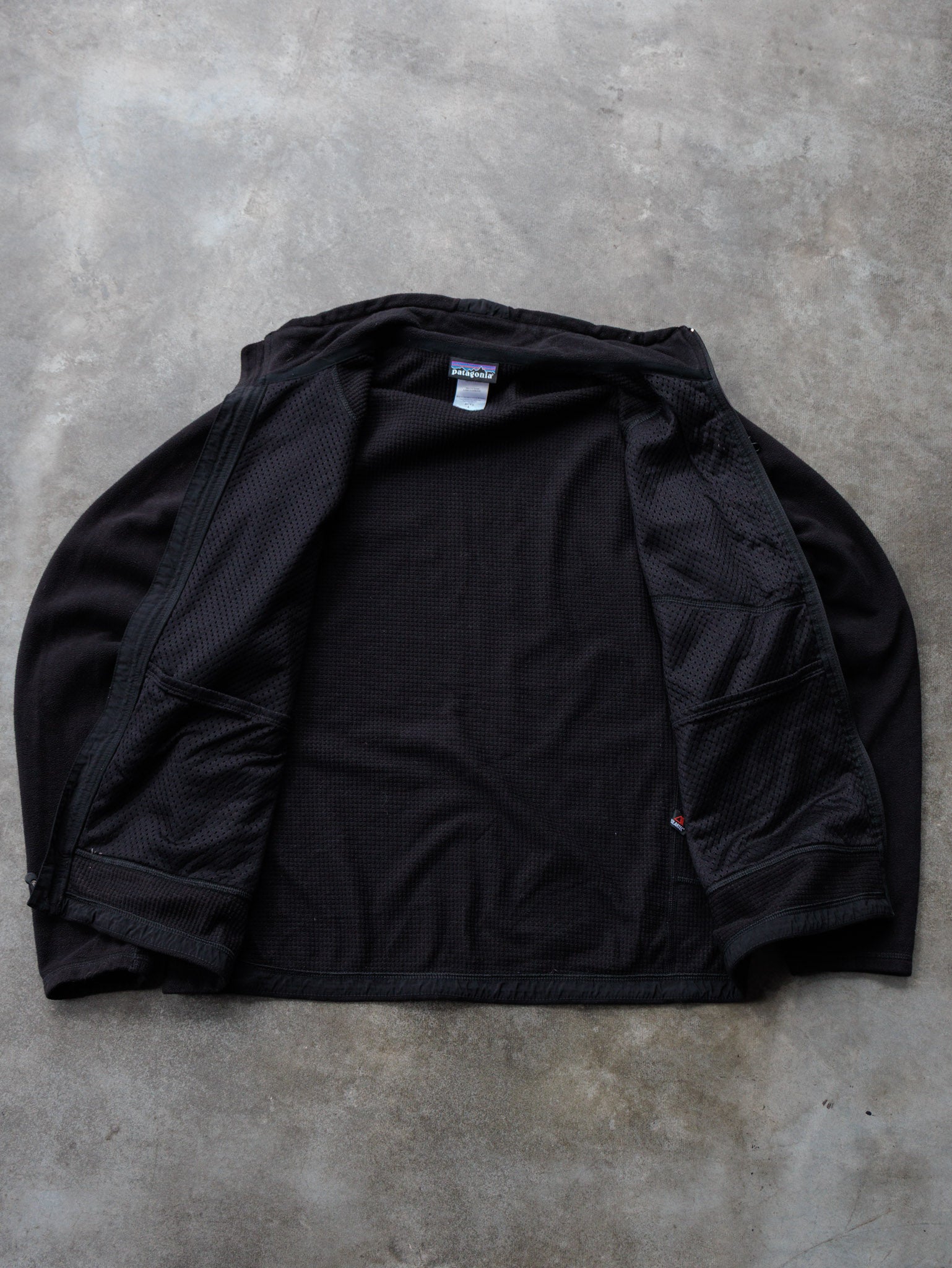 Vintage Black Patagonia Fleece Jacket (L)