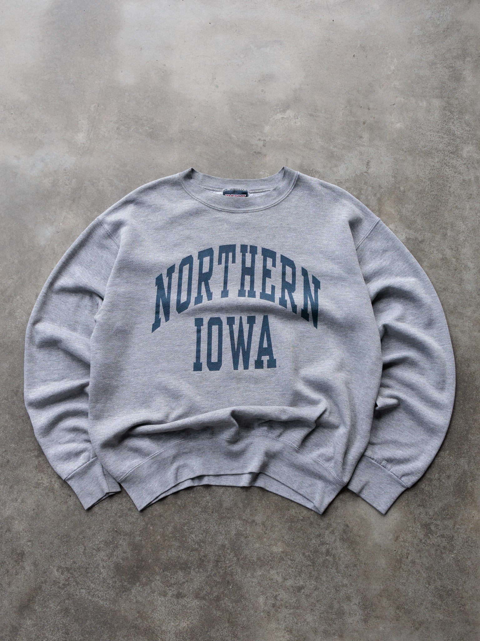 Vintage 90s Grey Northern Iowa Sweatshirt (M)