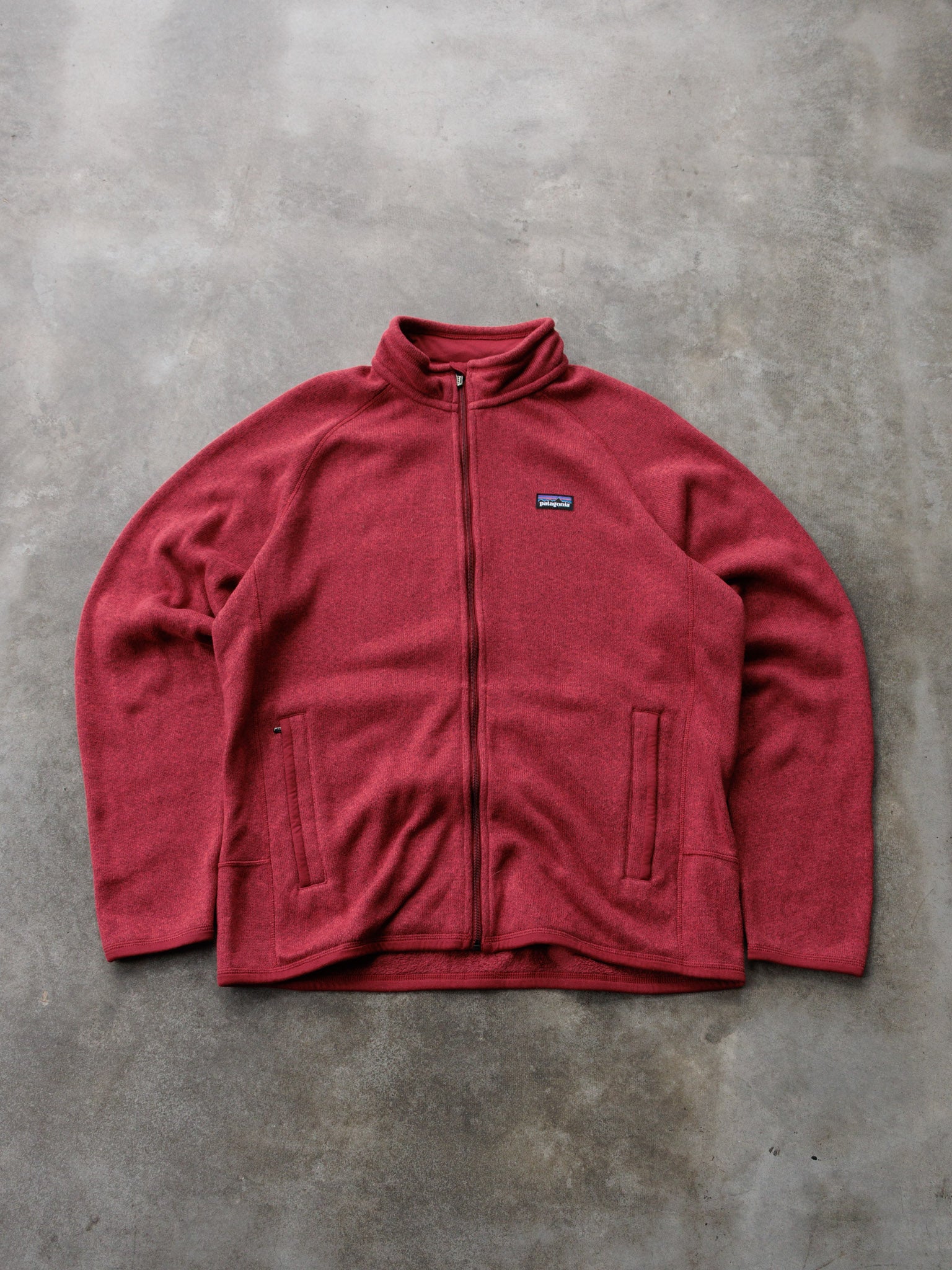 Vintage Red Patagonia Better Sweater Fleece Jacket (L)