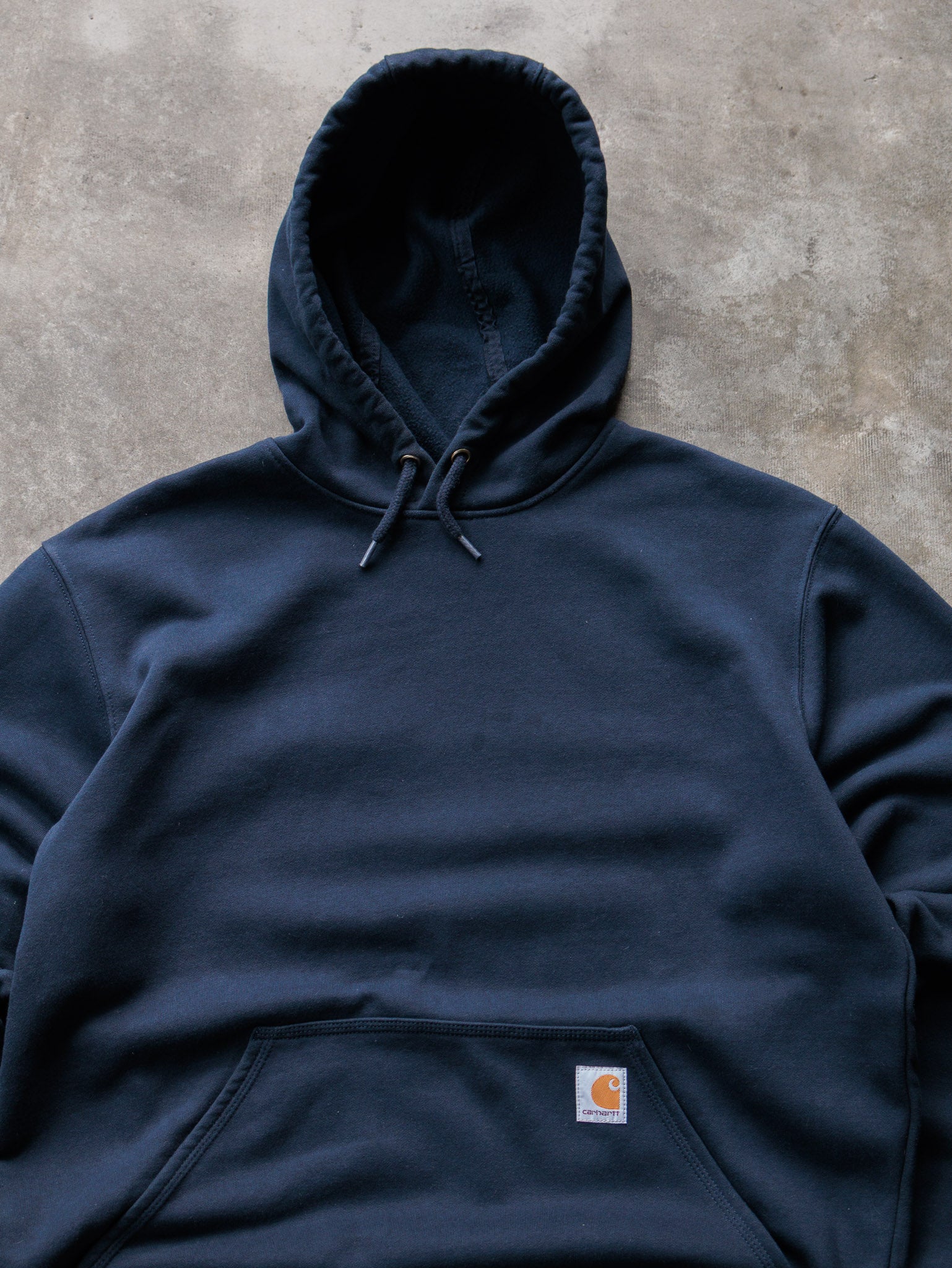 Vintage Navy Carhartt Hoodie (M)