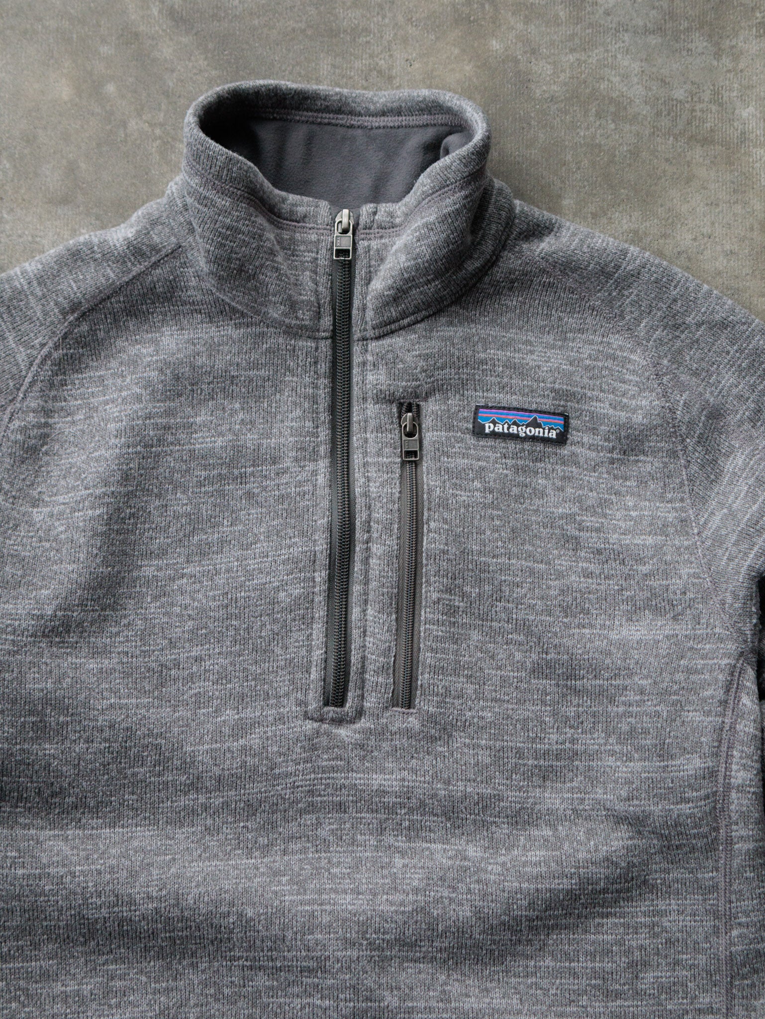 Grey Patagonia Fleece Quarter Zip (XS)