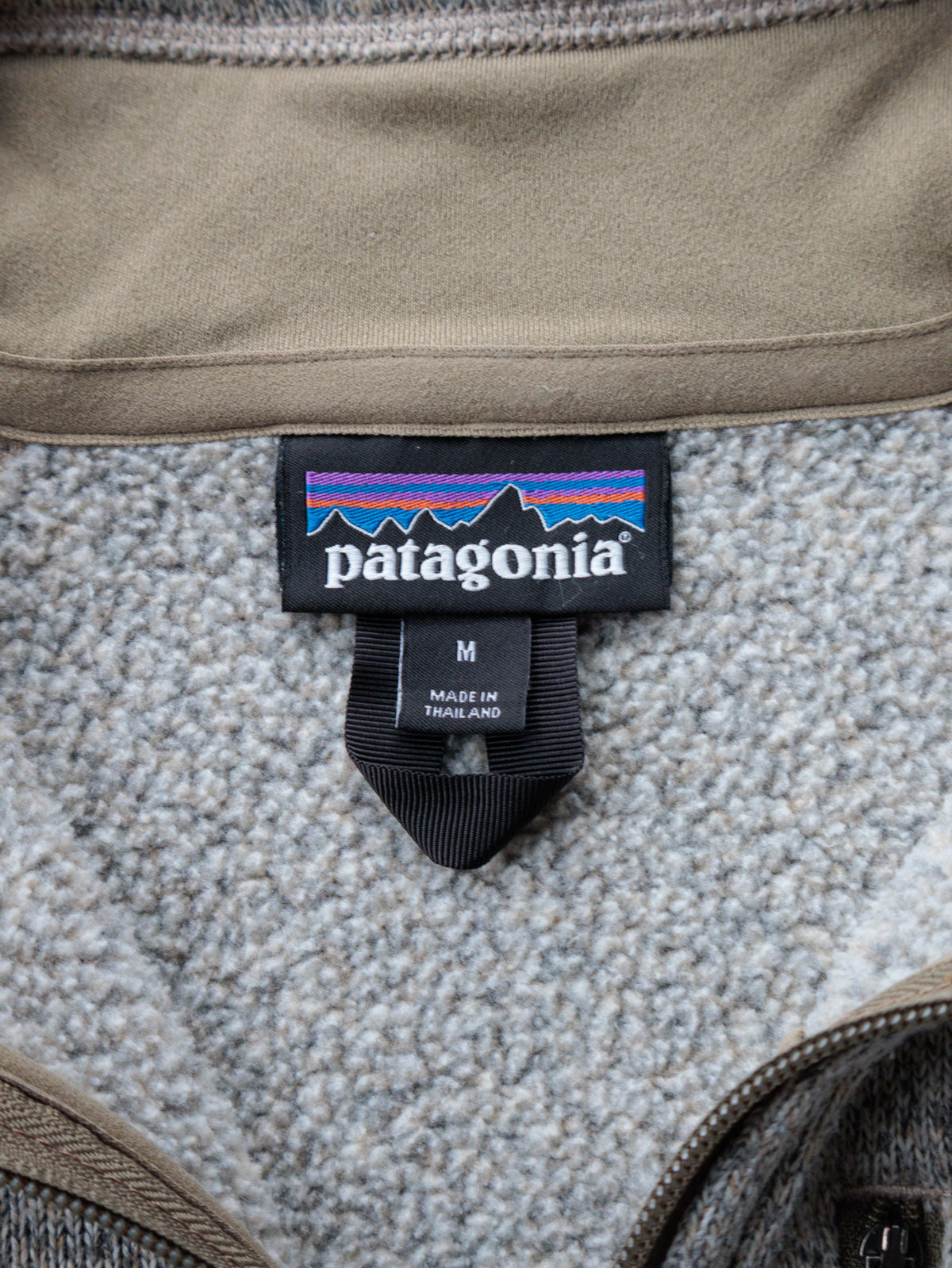 Grey Patagonia Better Sweater Fleece Quarter Zip (M)