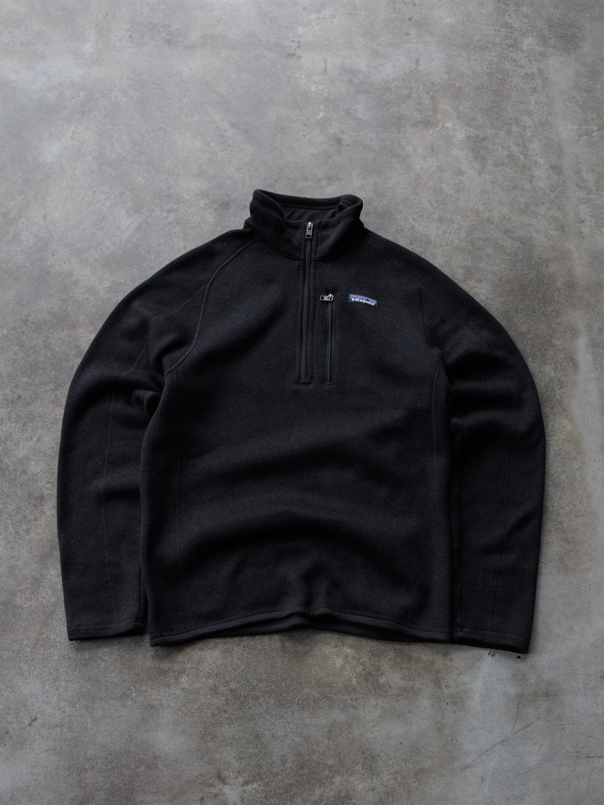 Black Patagonia Better Sweater Fleece Quarter Zip (S)