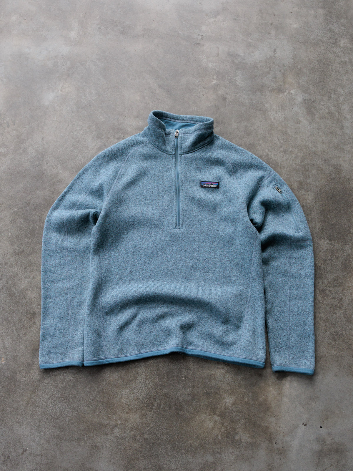 Blue Patagonia Knit Quarter Zip (S)
