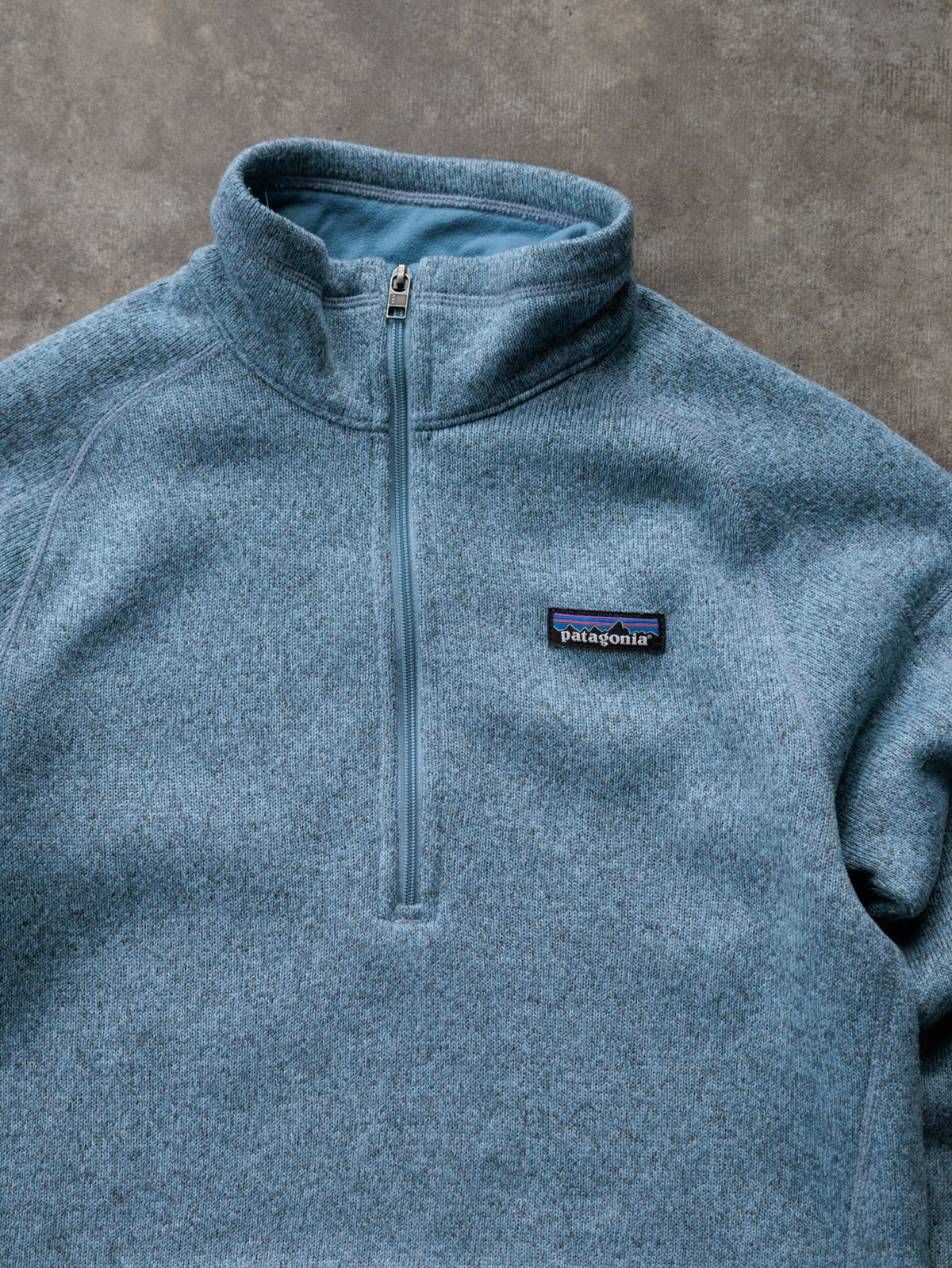 Blue Patagonia Knit Quarter Zip (S)