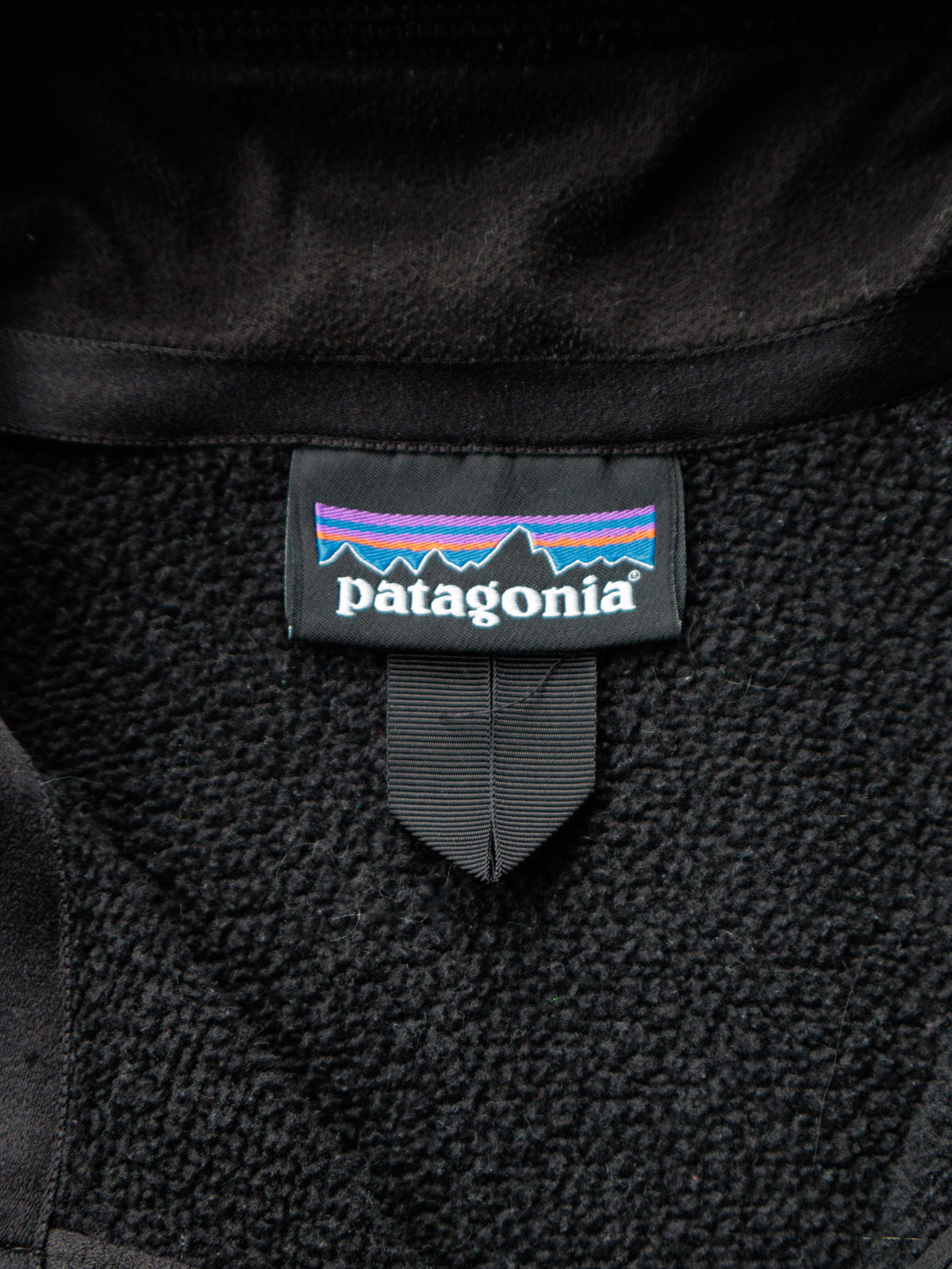 Vintage Black Patagonia Knit Quarter Zip (-)