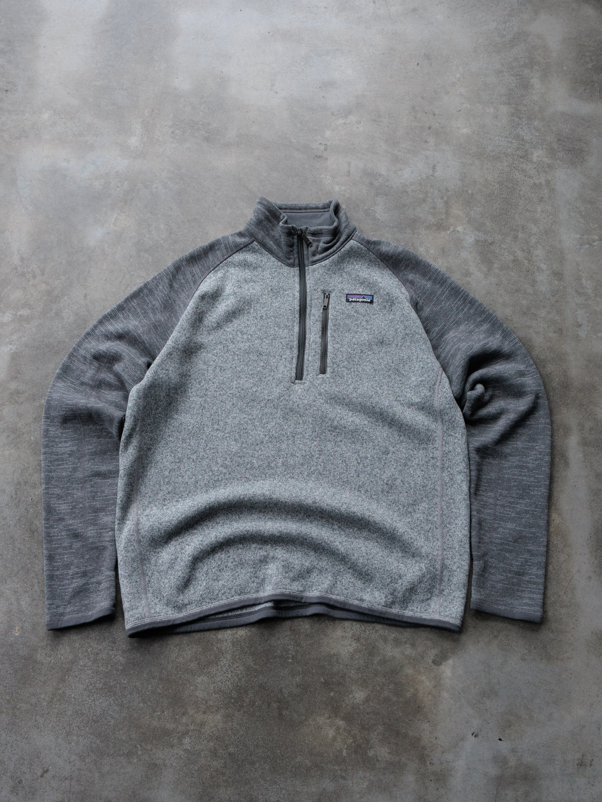 Grey Patagonia Fleece Quarter Zip (L)