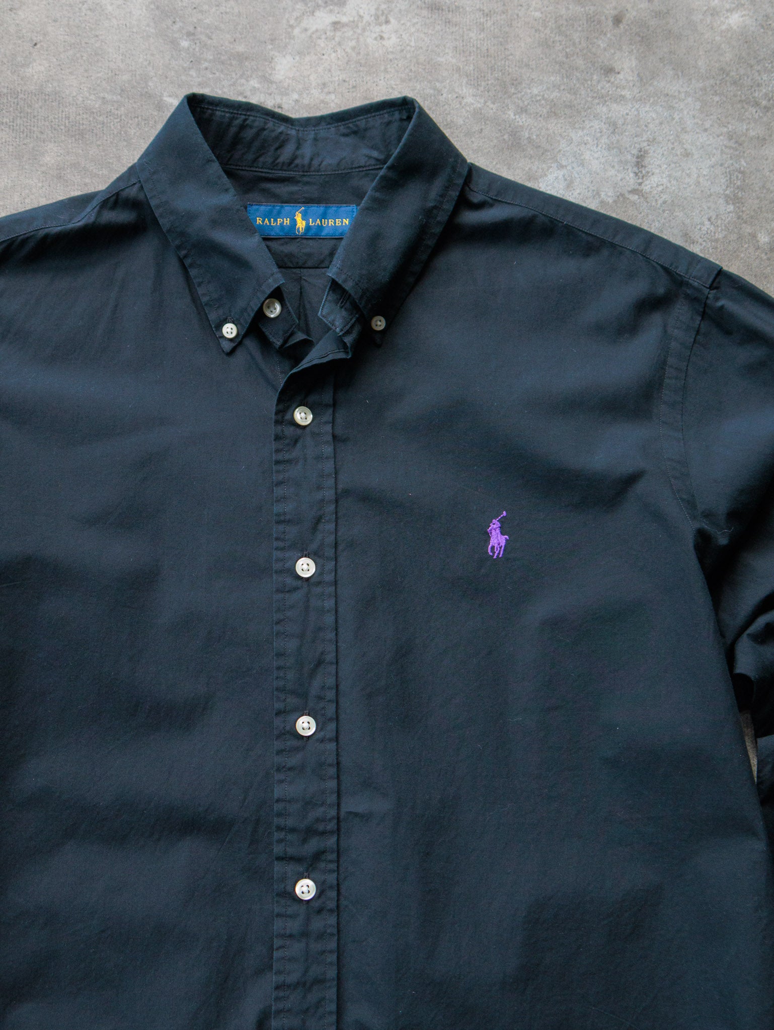 Vintage Black Ralph Lauren Shirt (L)